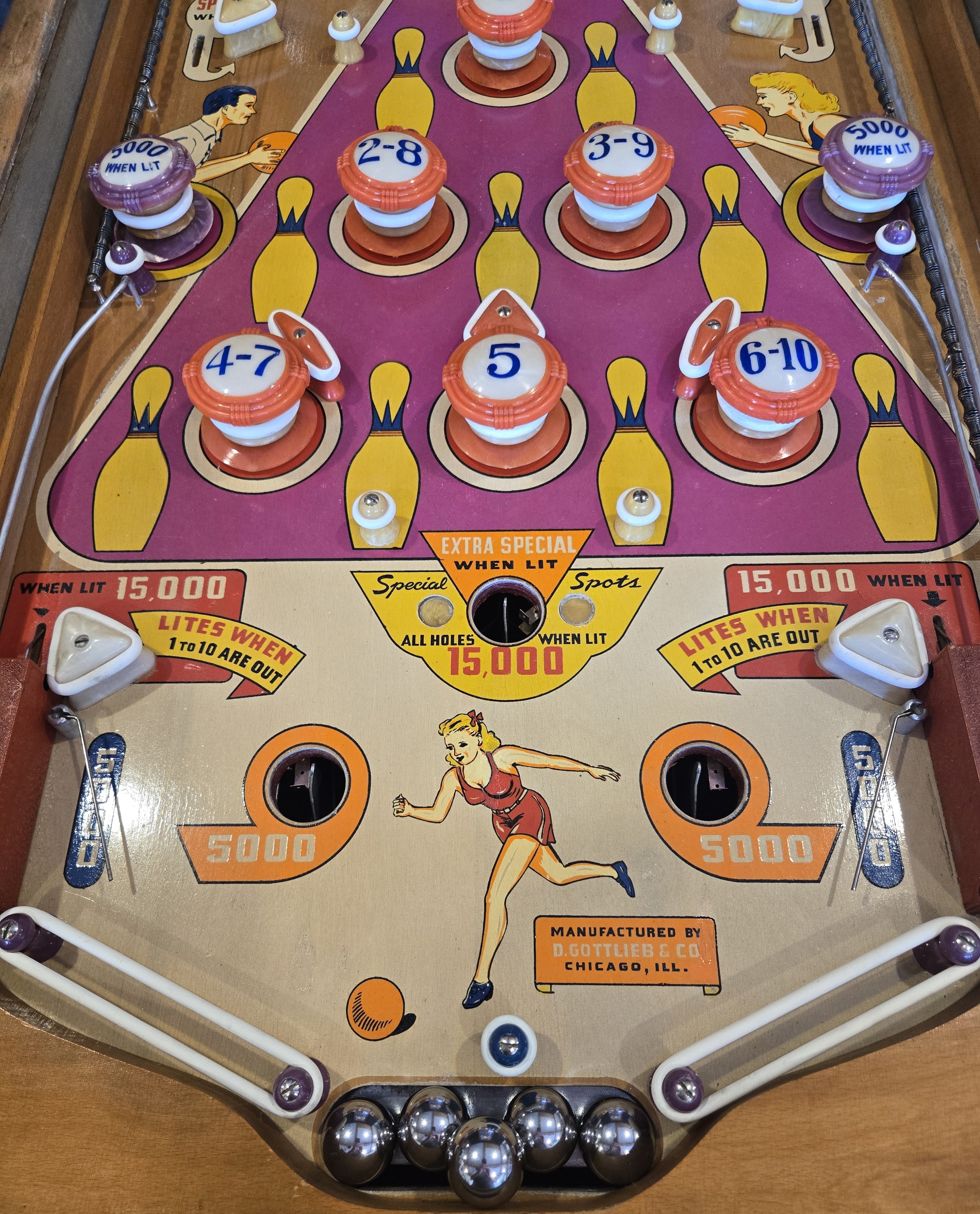 Bowling League (Flipperless) Gottlieb 1947