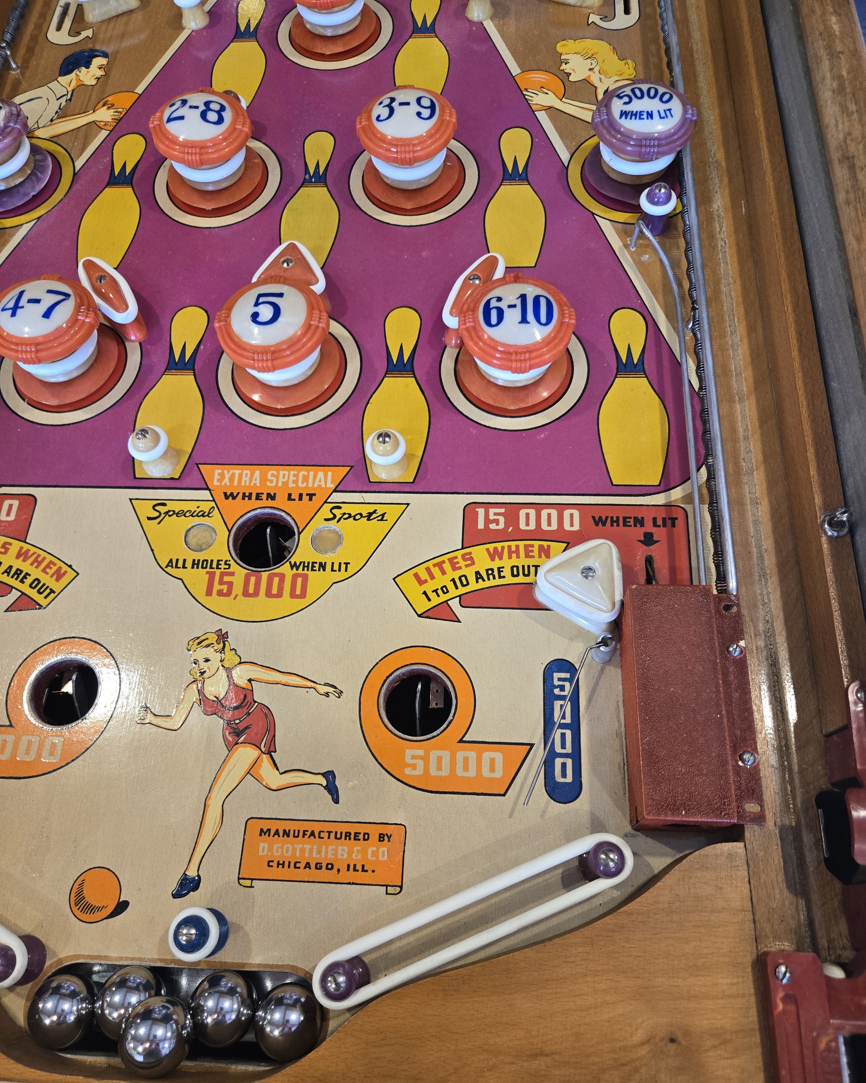 Bowling League (Flipperless) Gottlieb 1947