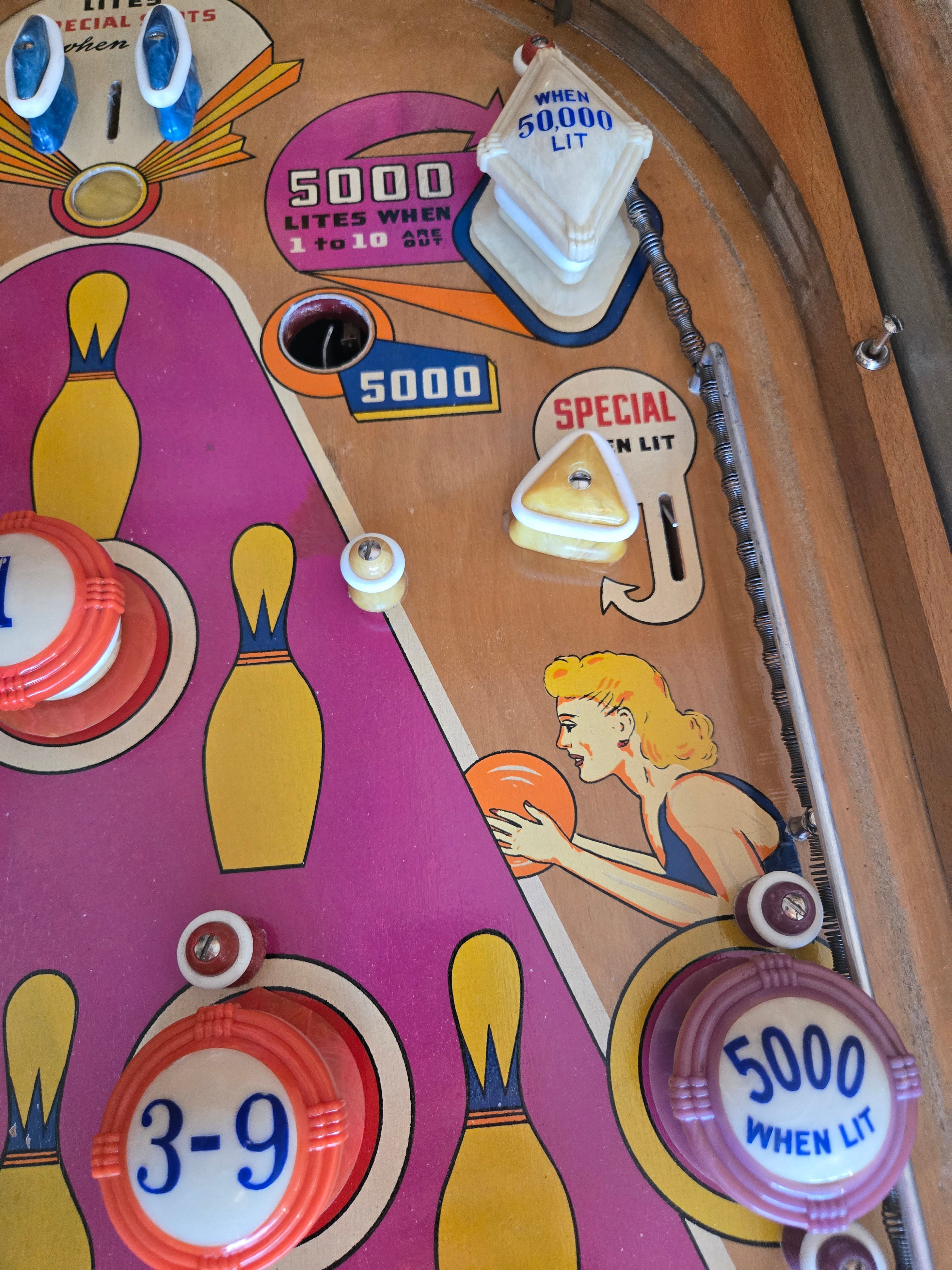 Bowling League (Flipperless) Gottlieb 1947