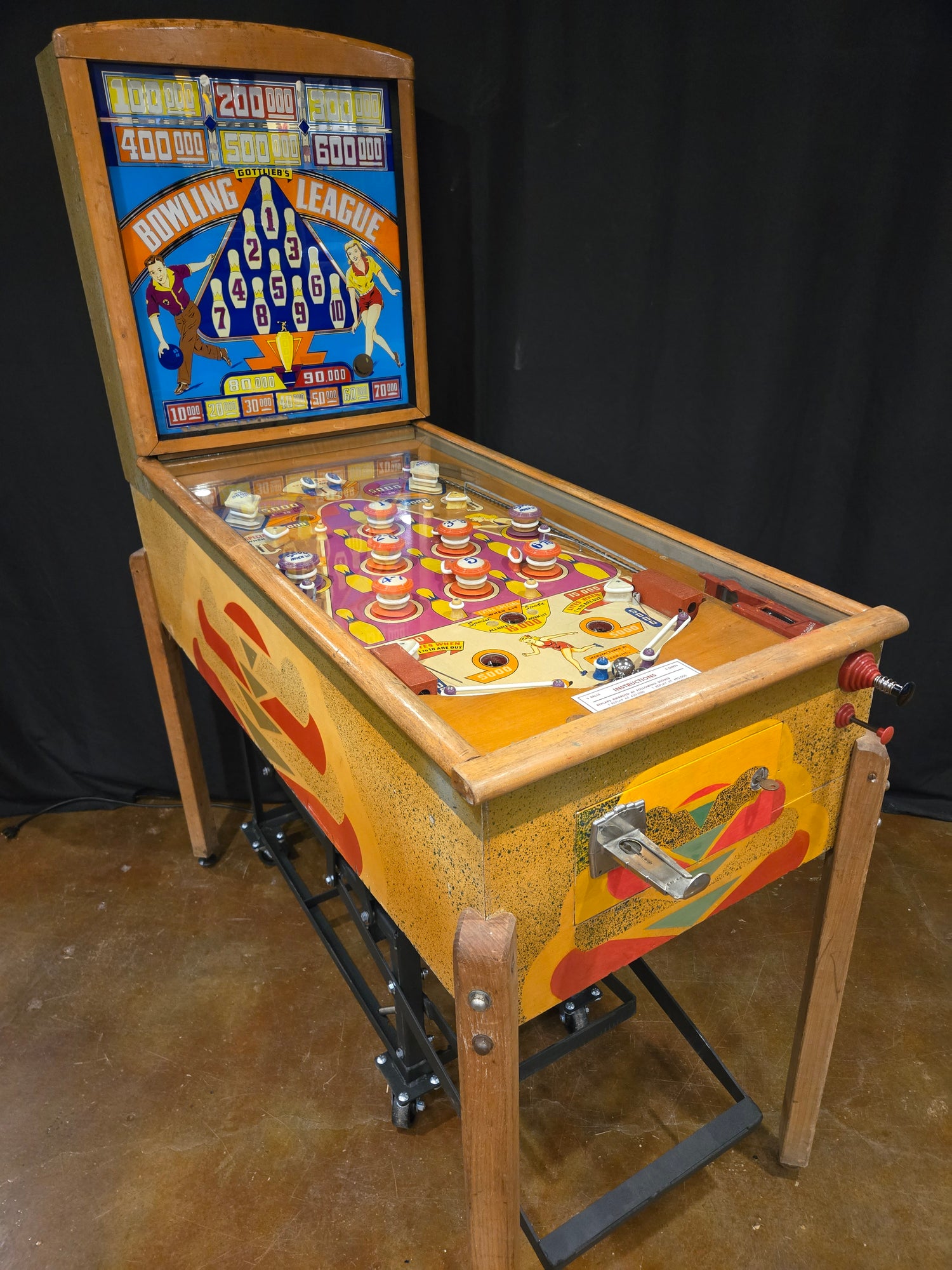 Bowling League (Flipperless) Gottlieb 1947