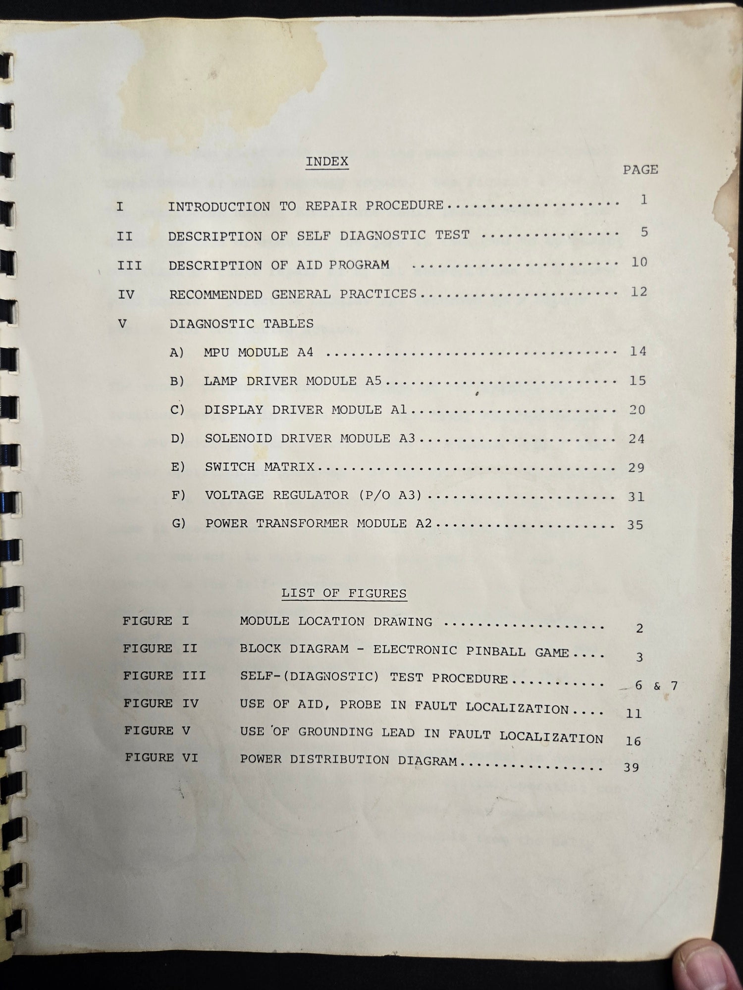 Original 1976 Bally Electronic Pinball Games Repair Procedures Module Replacement Level