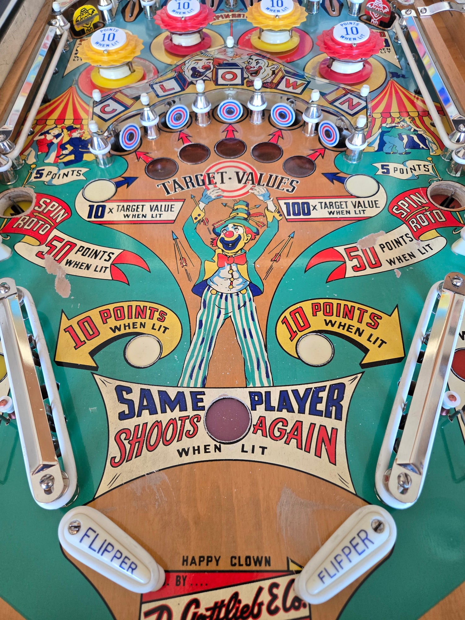 Happy Clown (Refurbished) Gottlieb 1964