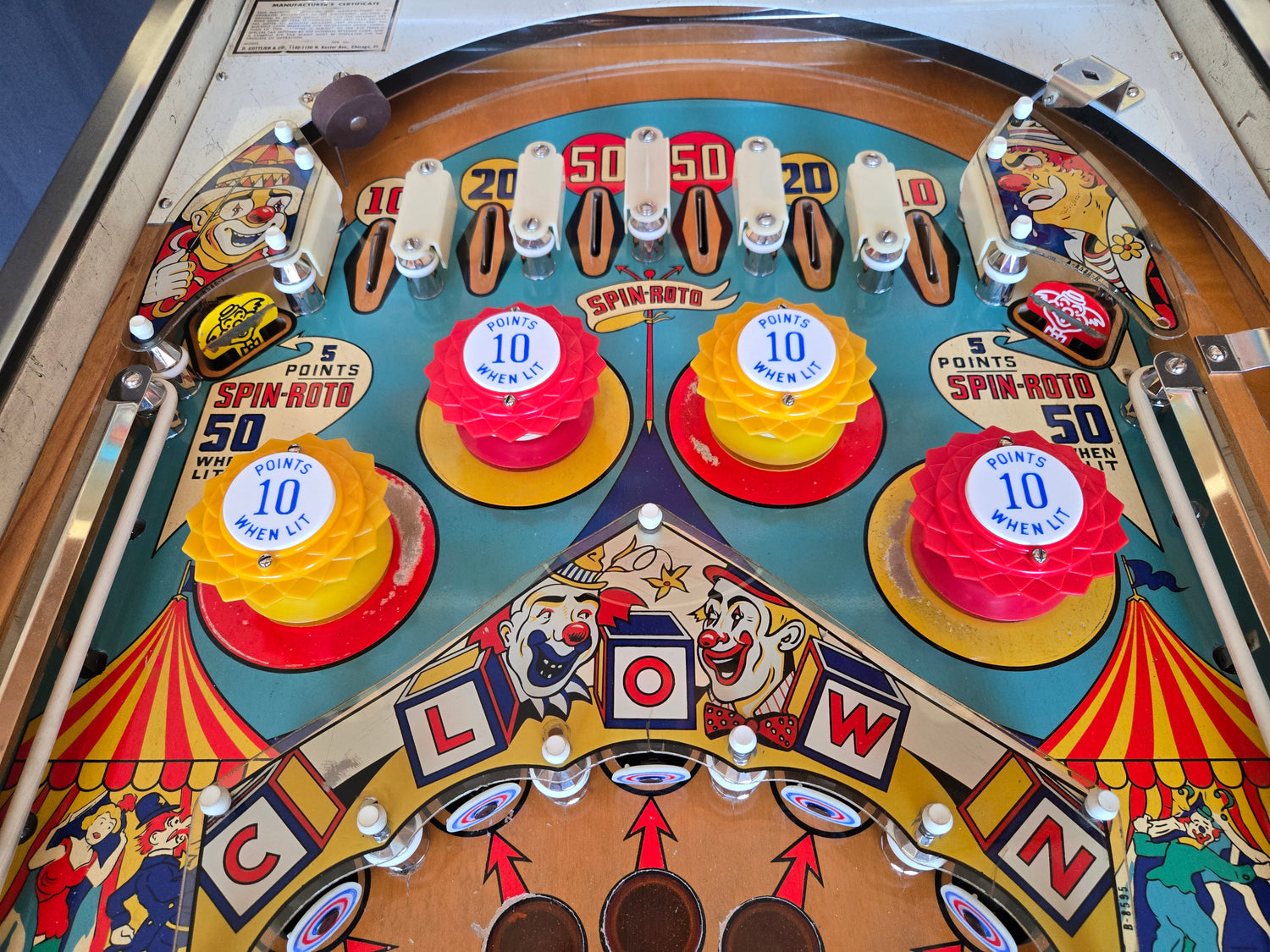 Happy Clown (Refurbished) Gottlieb 1964