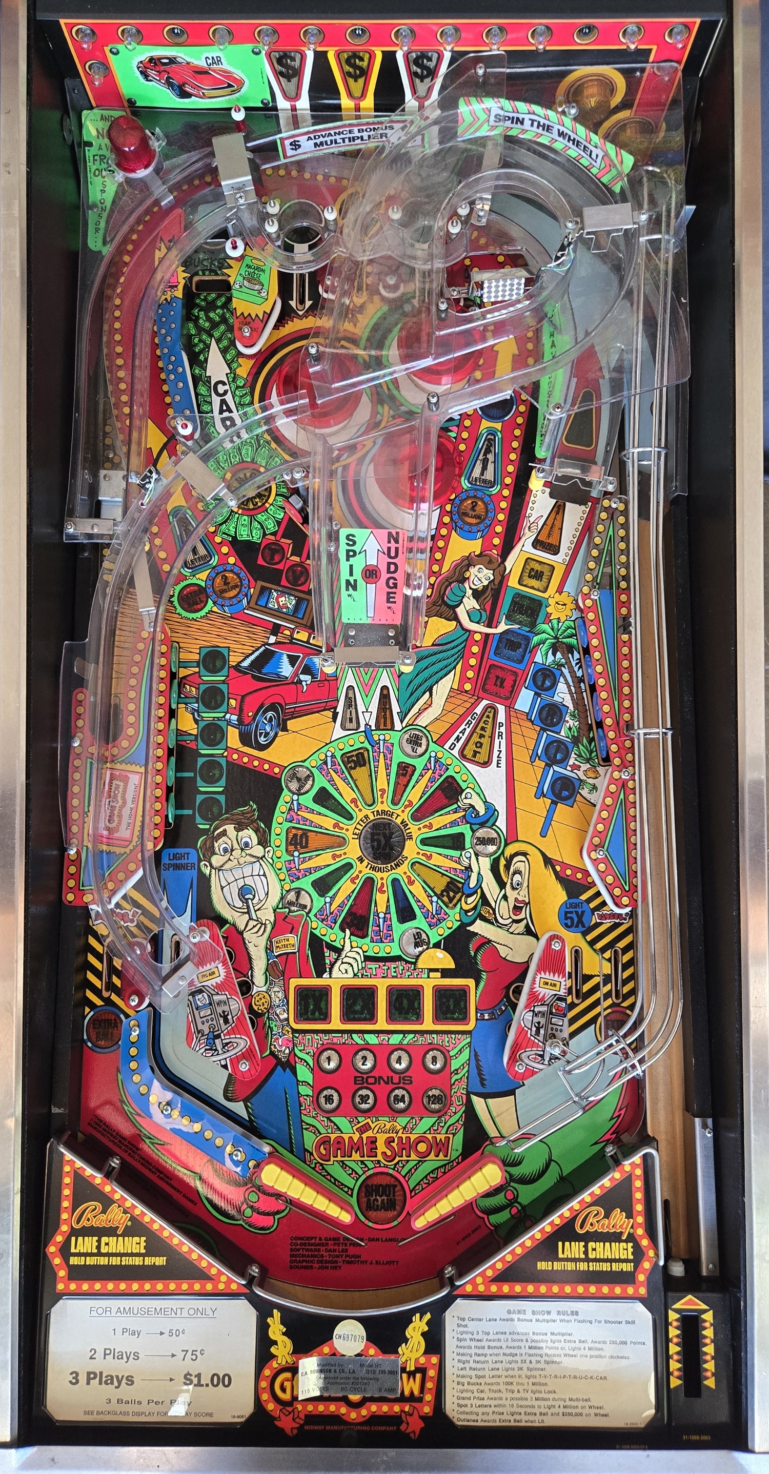 The Bally Game Show (Refurbished) Bally 1990