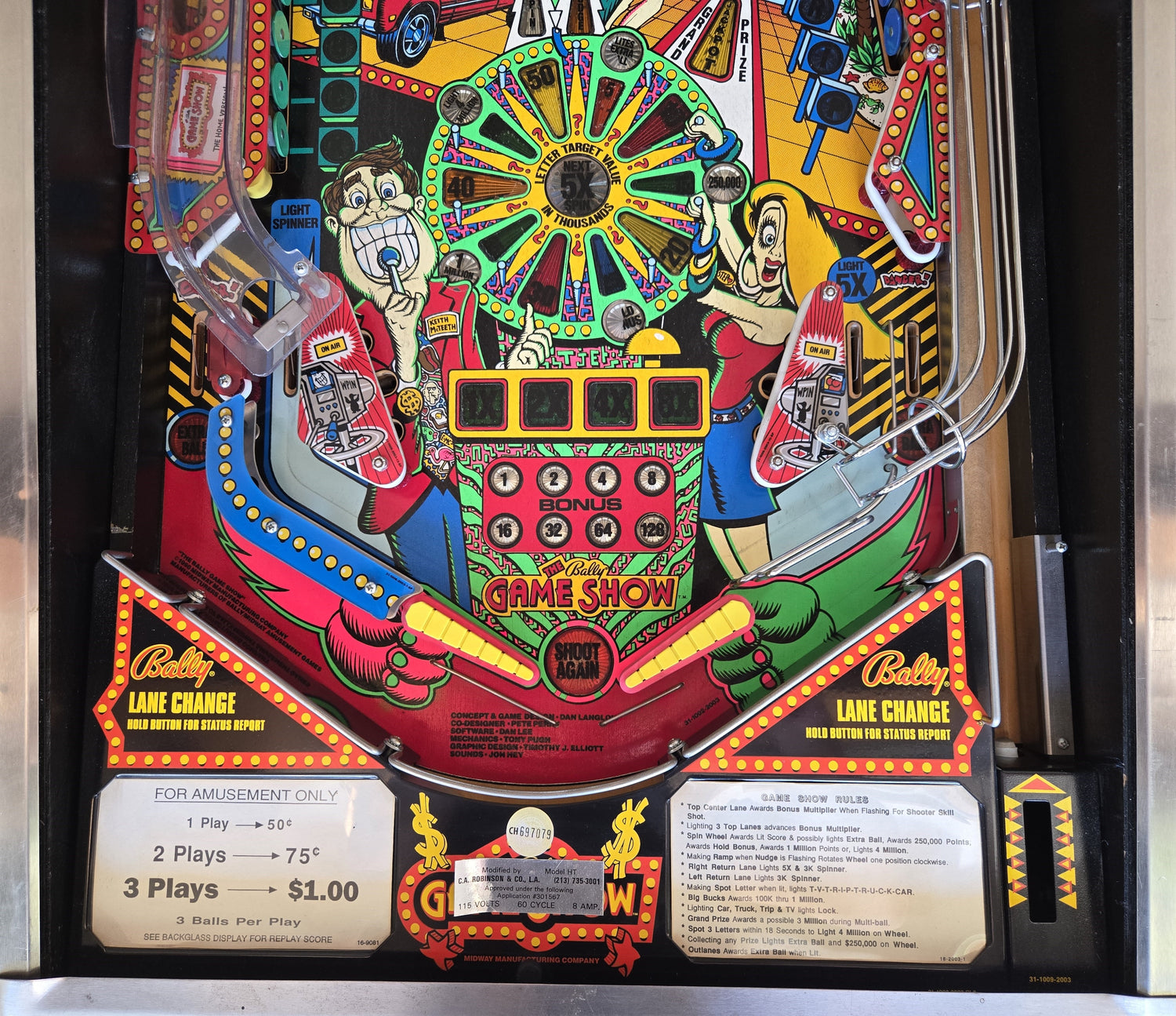 The Bally Game Show (Refurbished) Bally 1990