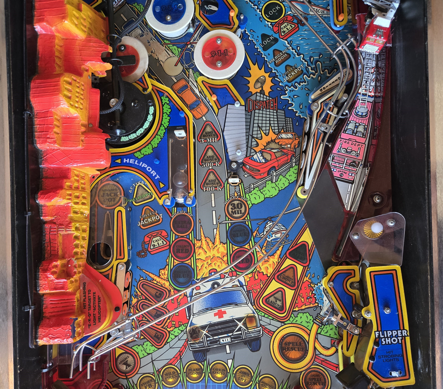 Rescue 911 (Refurbished) Gottlieb 1994