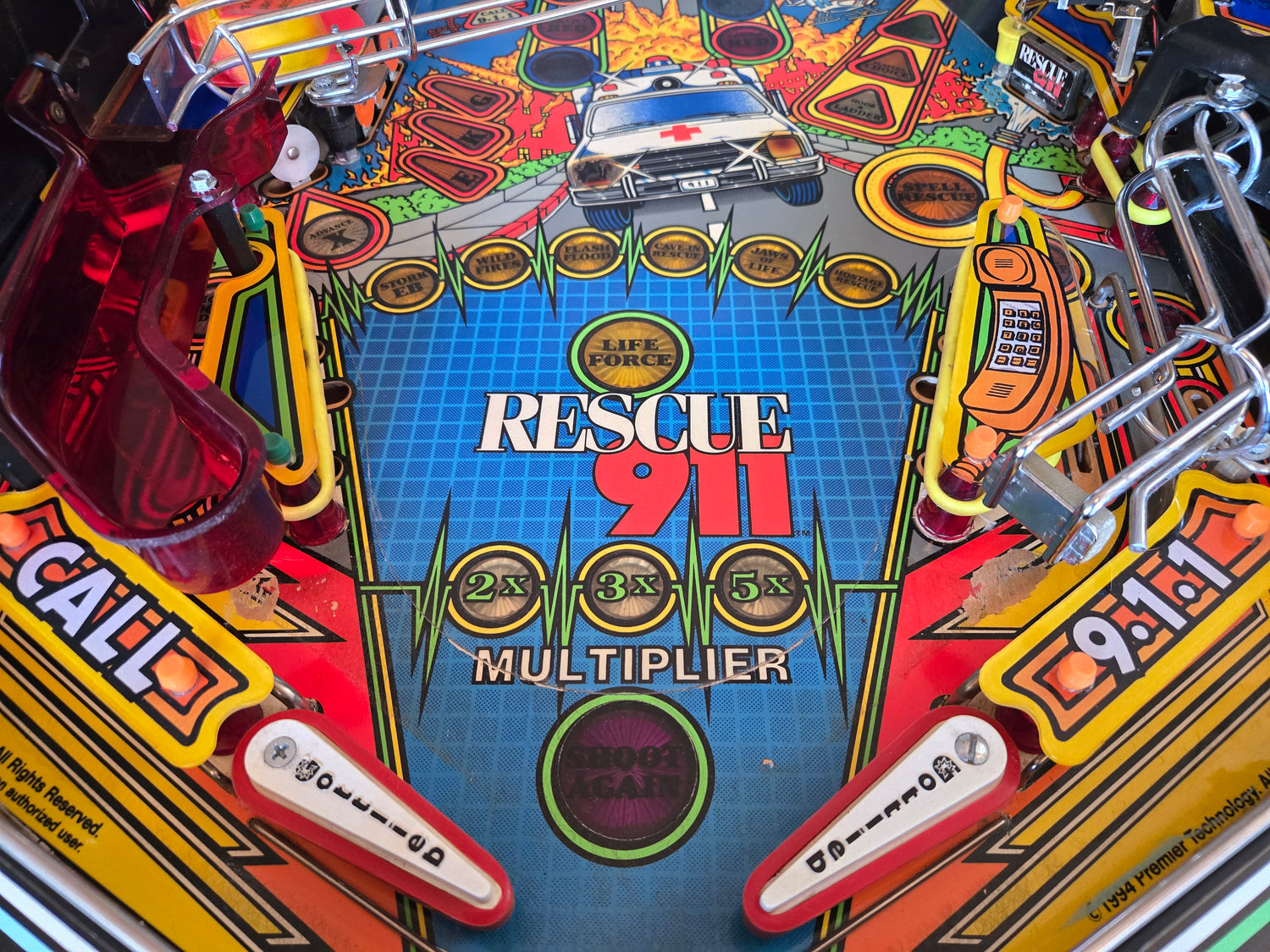 Rescue 911 (Refurbished) Gottlieb 1994