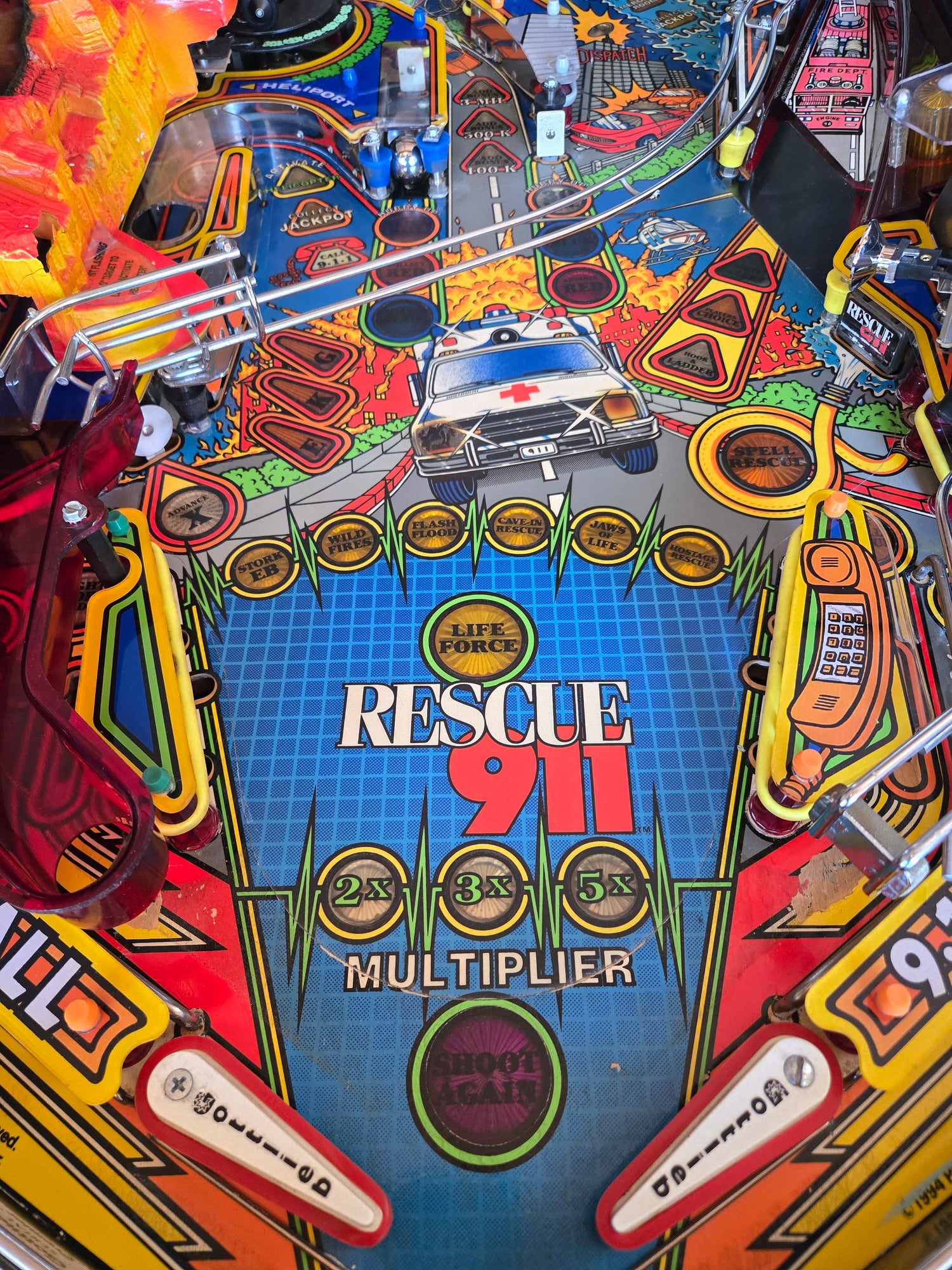 Rescue 911 (Refurbished) Gottlieb 1994