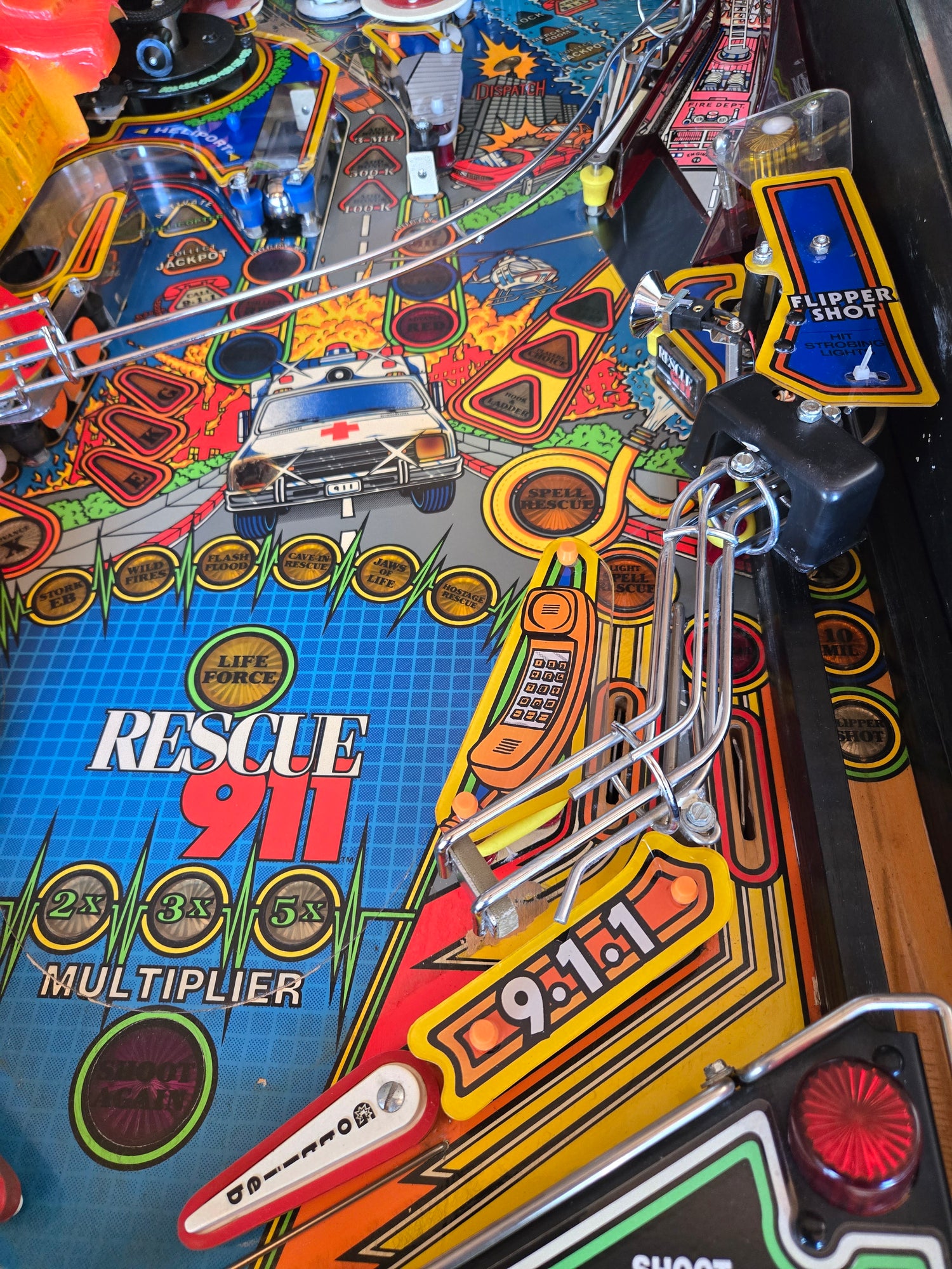 Rescue 911 (Refurbished) Gottlieb 1994