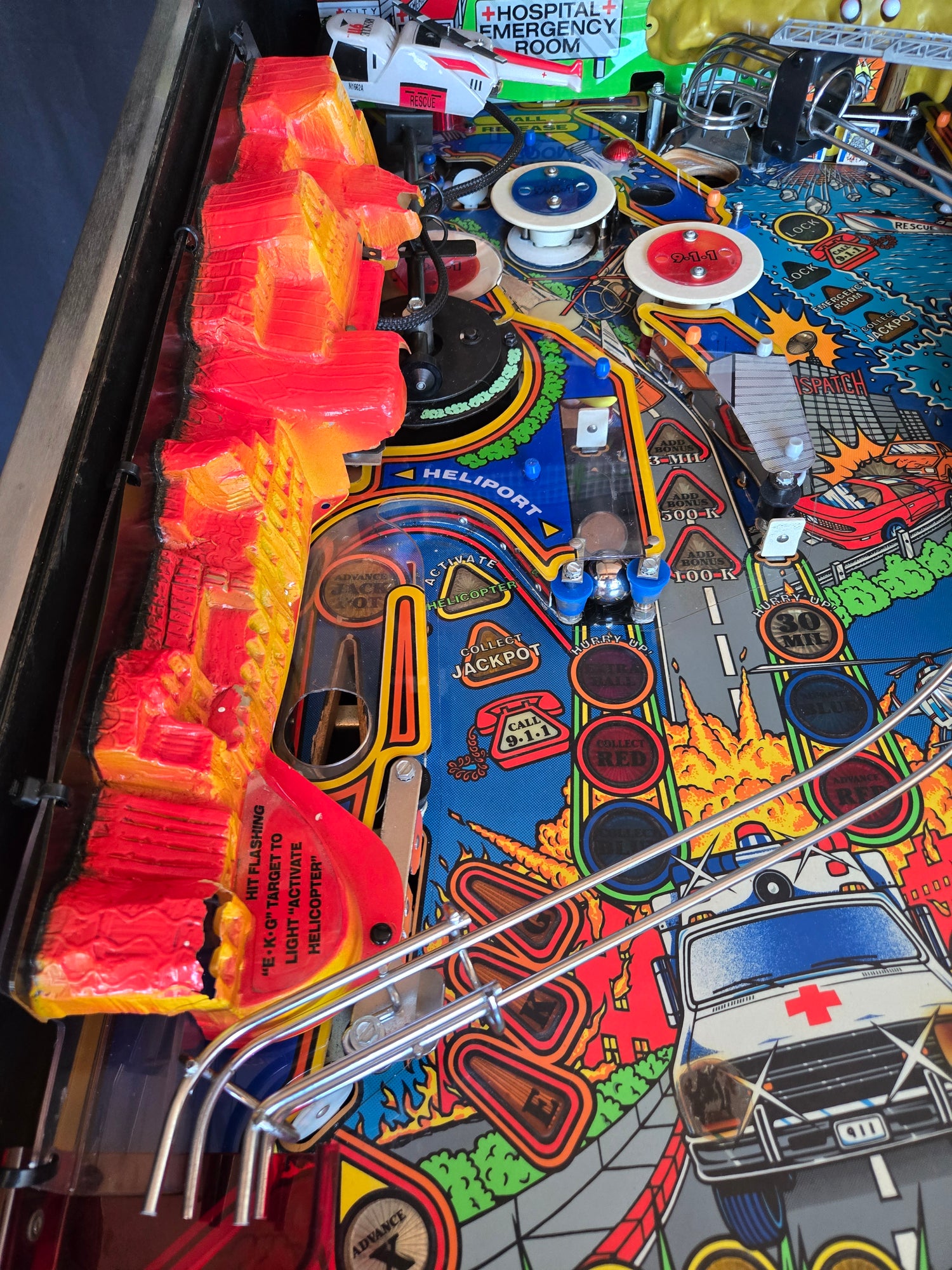 Rescue 911 (Refurbished) Gottlieb 1994