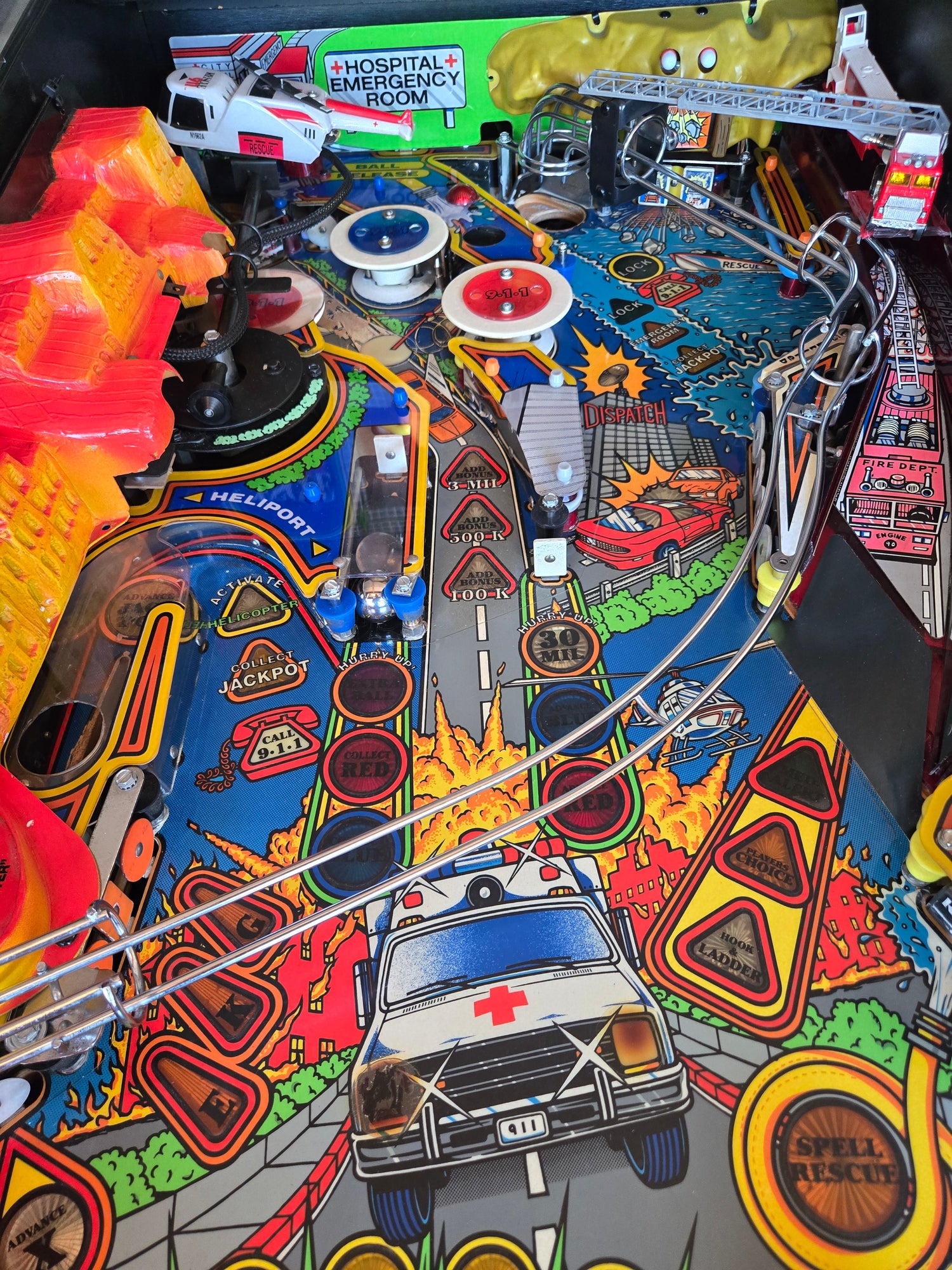 Rescue 911 (Refurbished) Gottlieb 1994