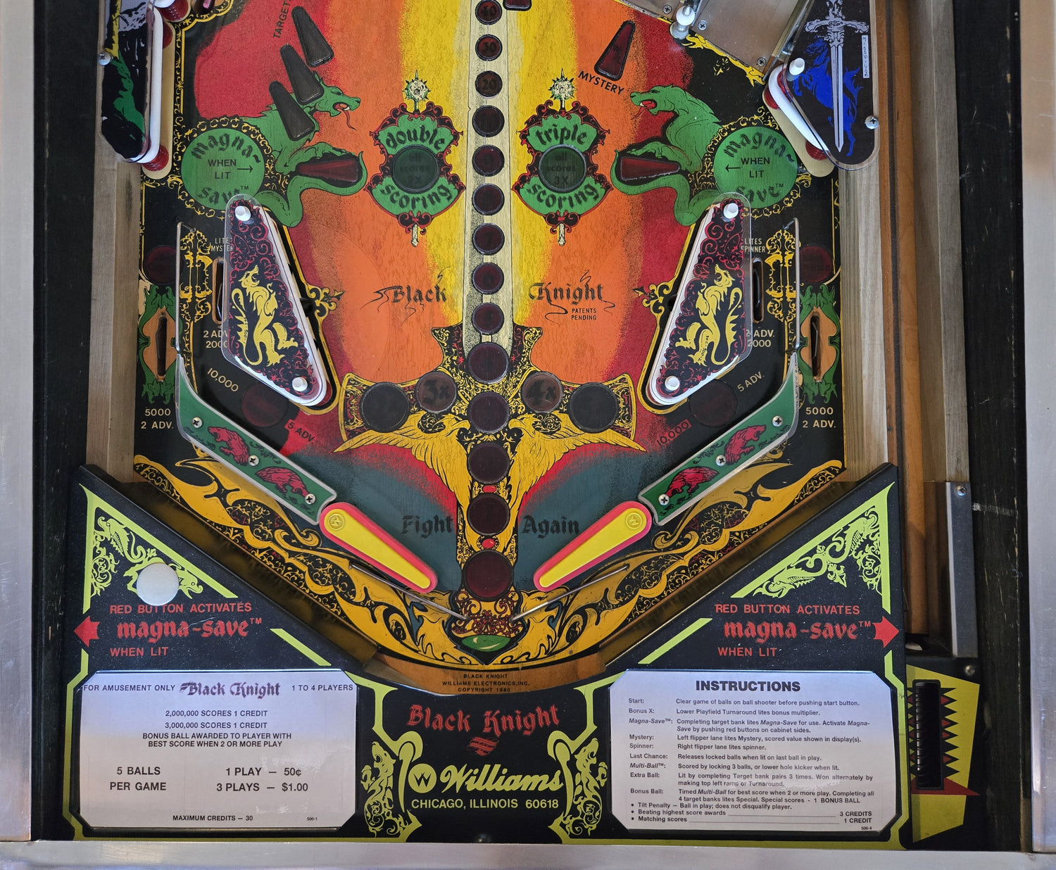 Black Knight (Refurbished) Williams 1980