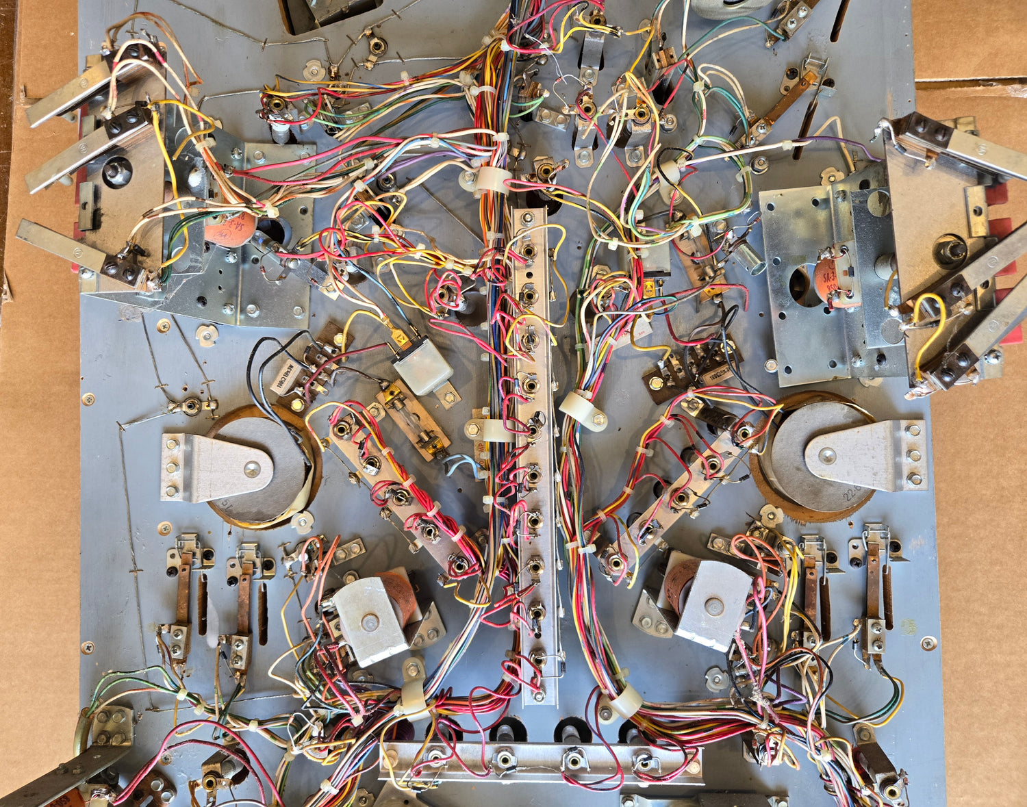 1981 Williams Jungle Lord pinball populated playfield & MORE PARTS!