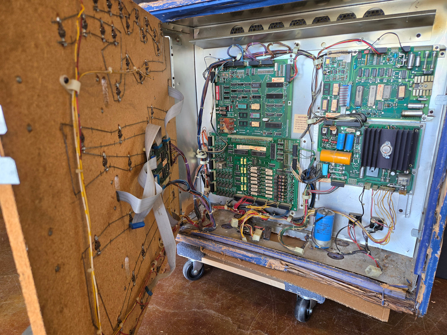 1981 Williams Jungle Lord pinball populated playfield & MORE PARTS!