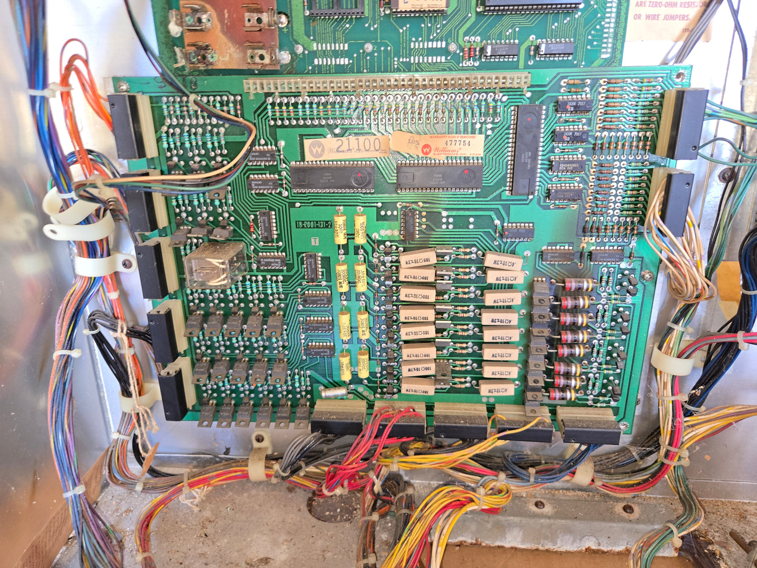 1981 Williams Jungle Lord pinball populated playfield & MORE PARTS!