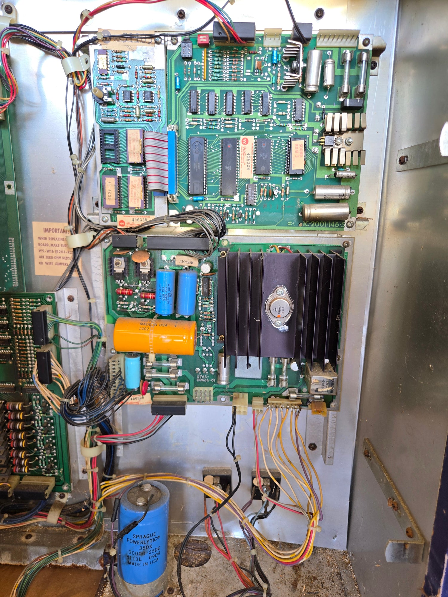 1981 Williams Jungle Lord pinball populated playfield & MORE PARTS!