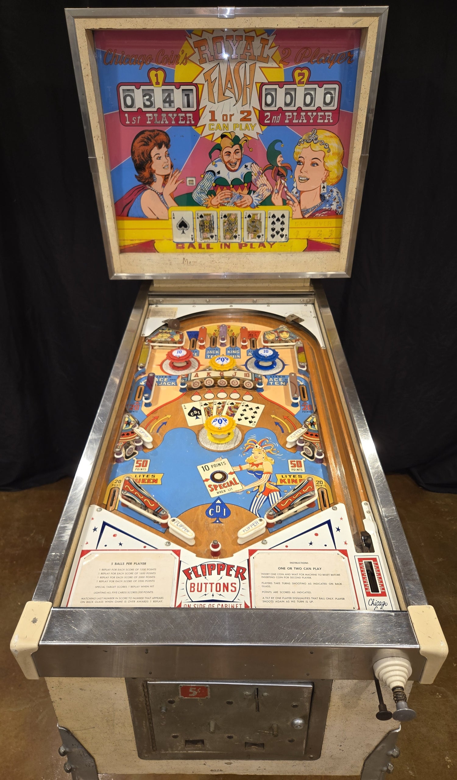 Royal Flash (Refurbished) Chicago Coin 1964