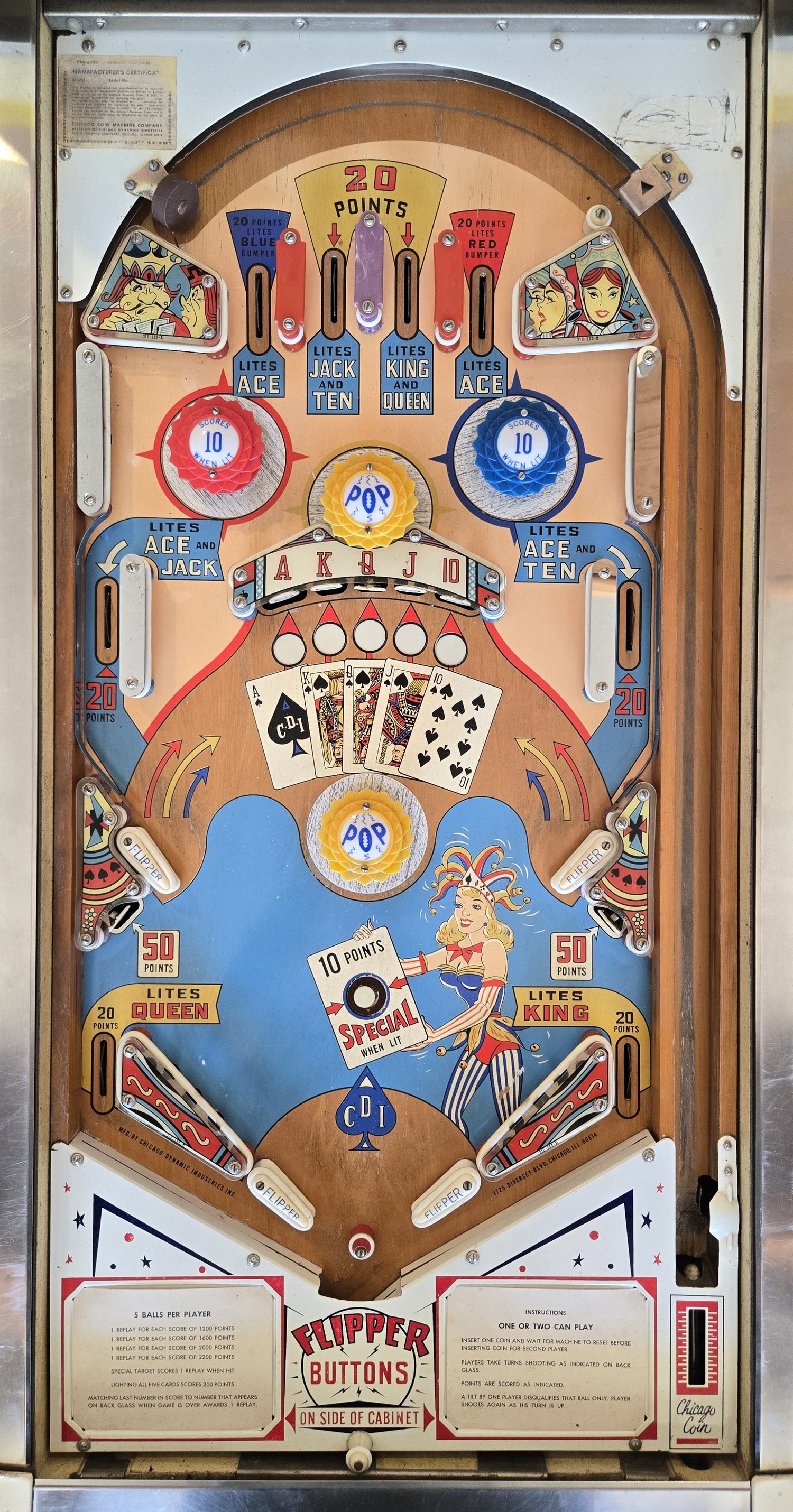 Royal Flash (Refurbished) Chicago Coin 1964