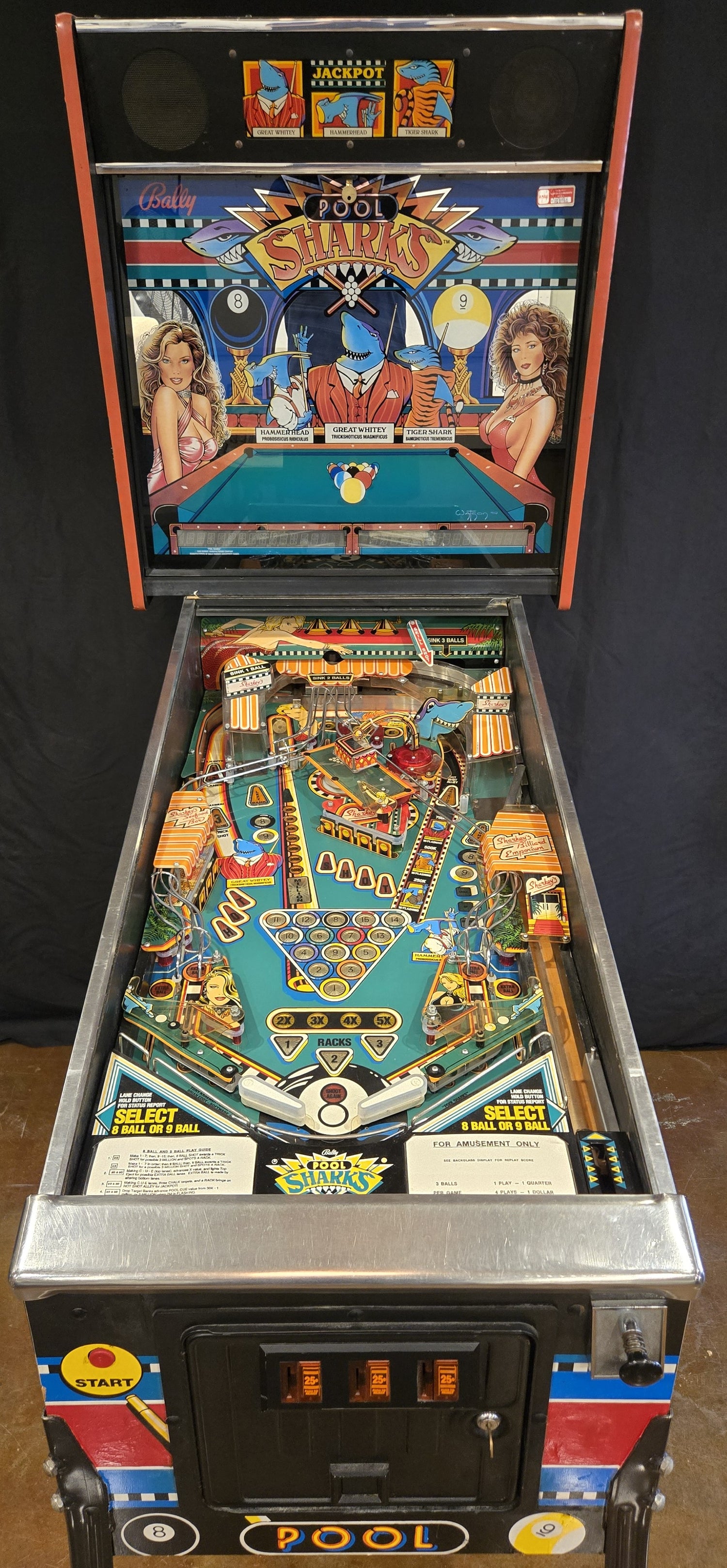 Pool Sharks (Refurbished) Bally 1990