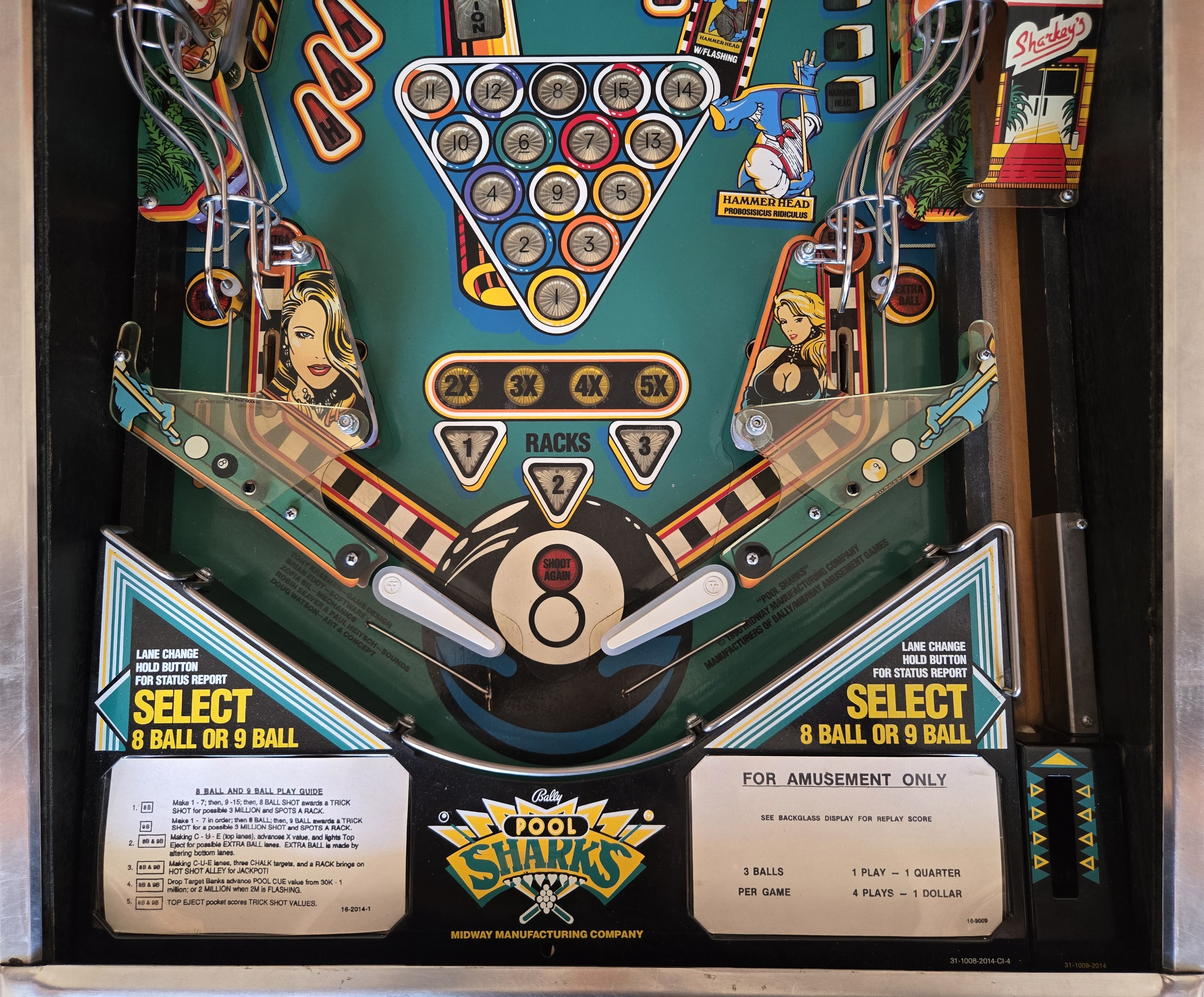 Pool Sharks (Refurbished) Bally 1990