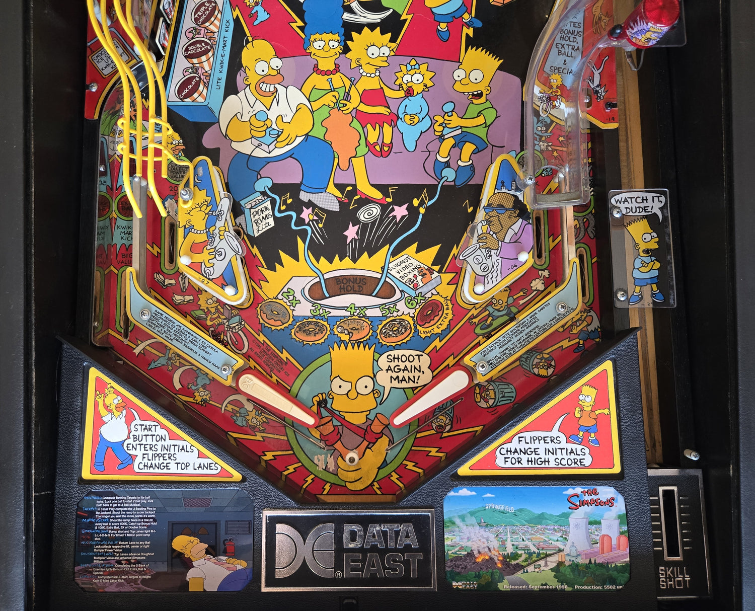 The Simpsons (Refurbished) Data East 1990