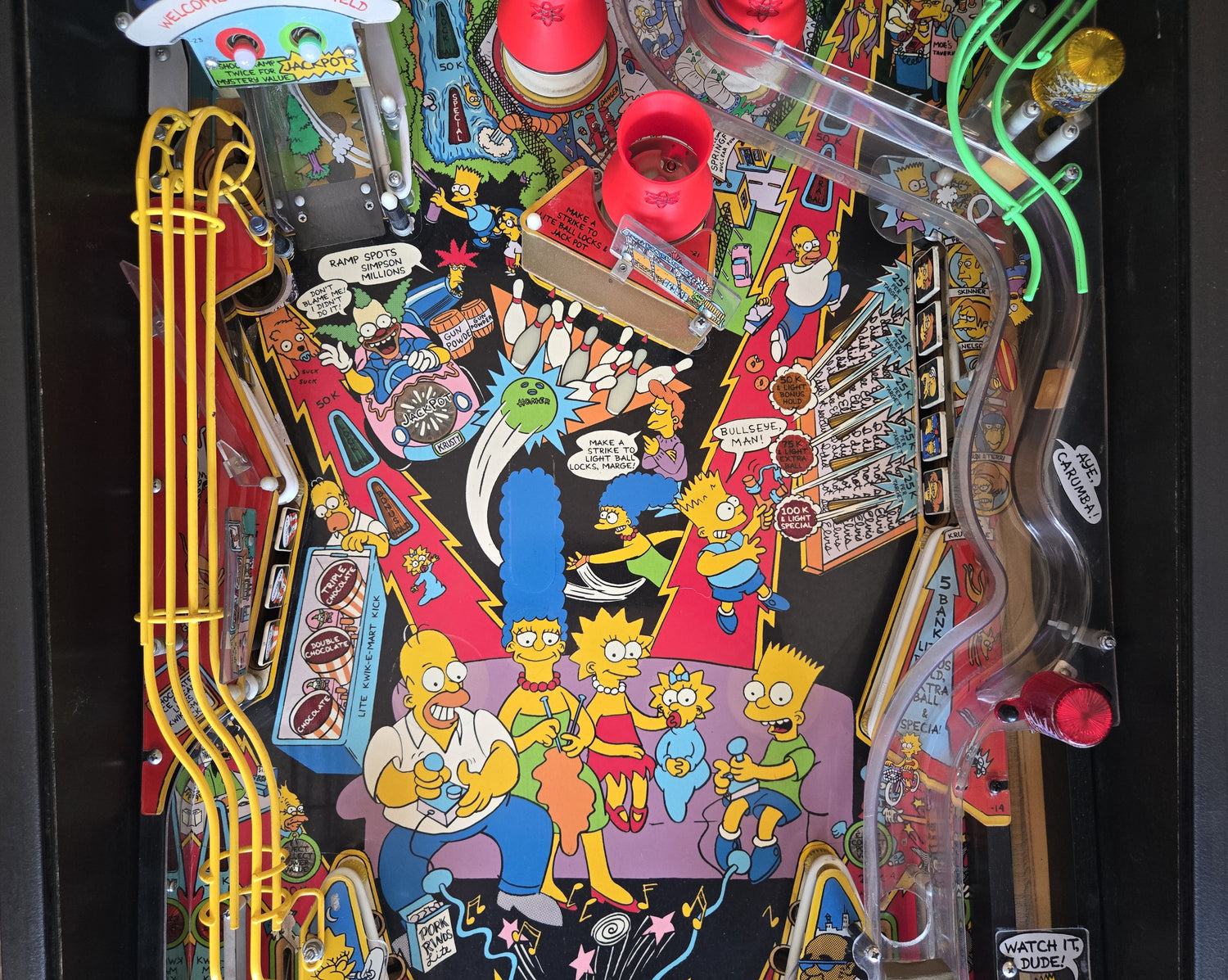 The Simpsons (Refurbished) Data East 1990