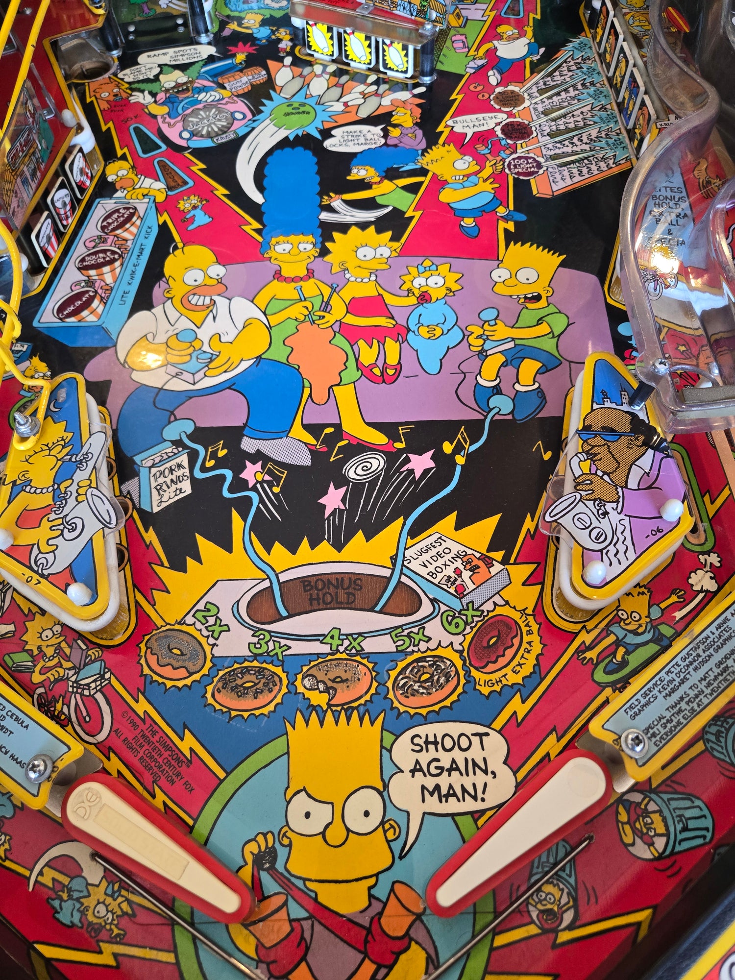 The Simpsons (Refurbished) Data East 1990