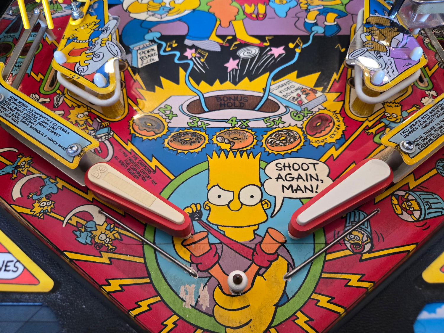 The Simpsons (Refurbished) Data East 1990