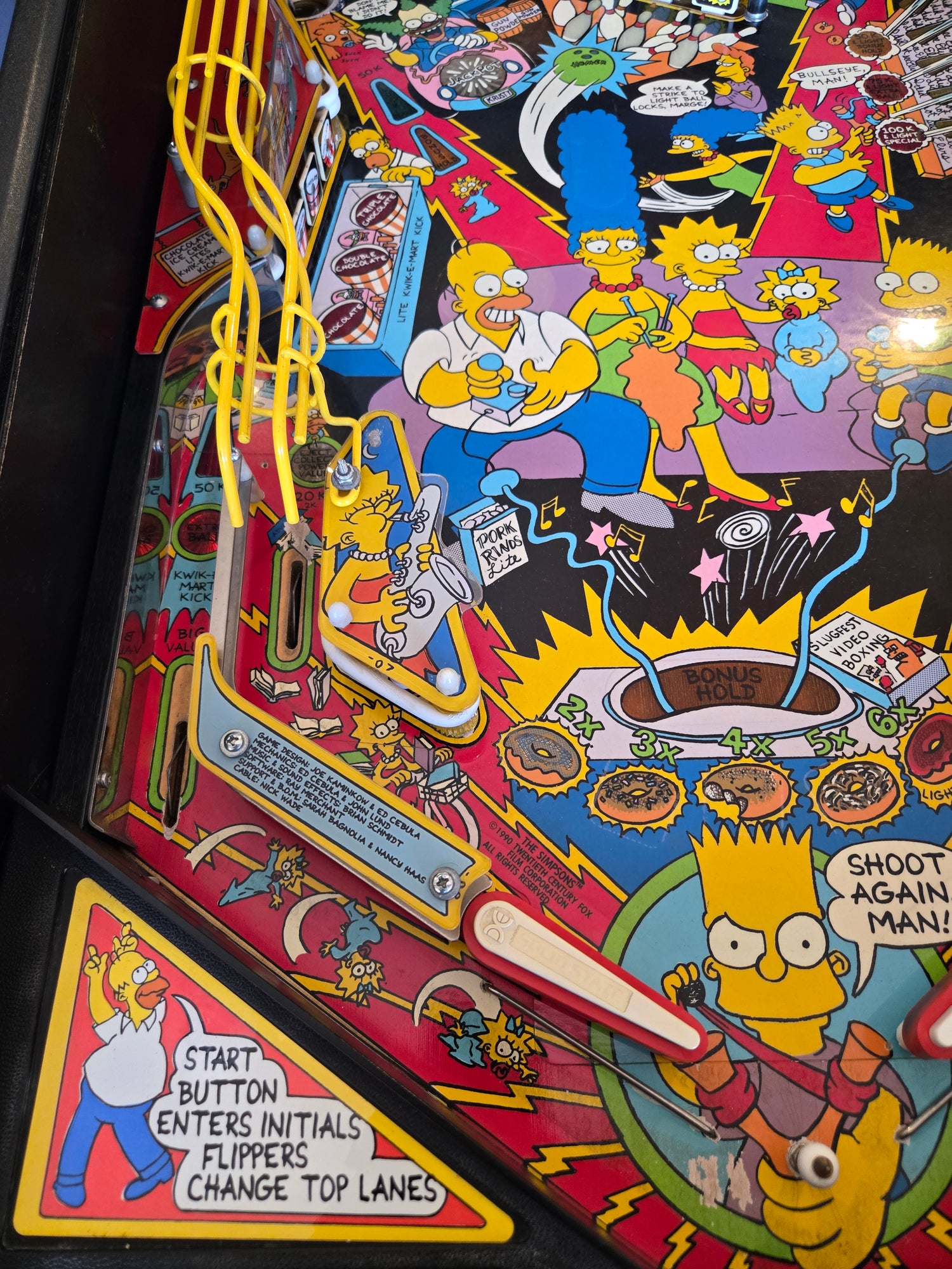 The Simpsons (Refurbished) Data East 1990