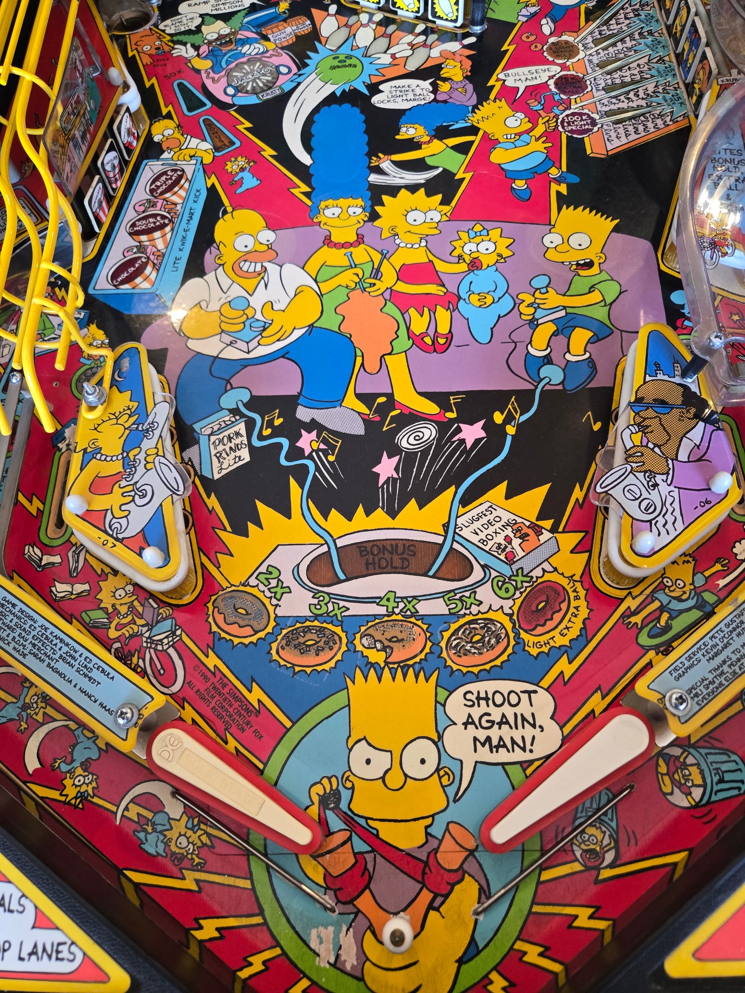 The Simpsons (Refurbished) Data East 1990