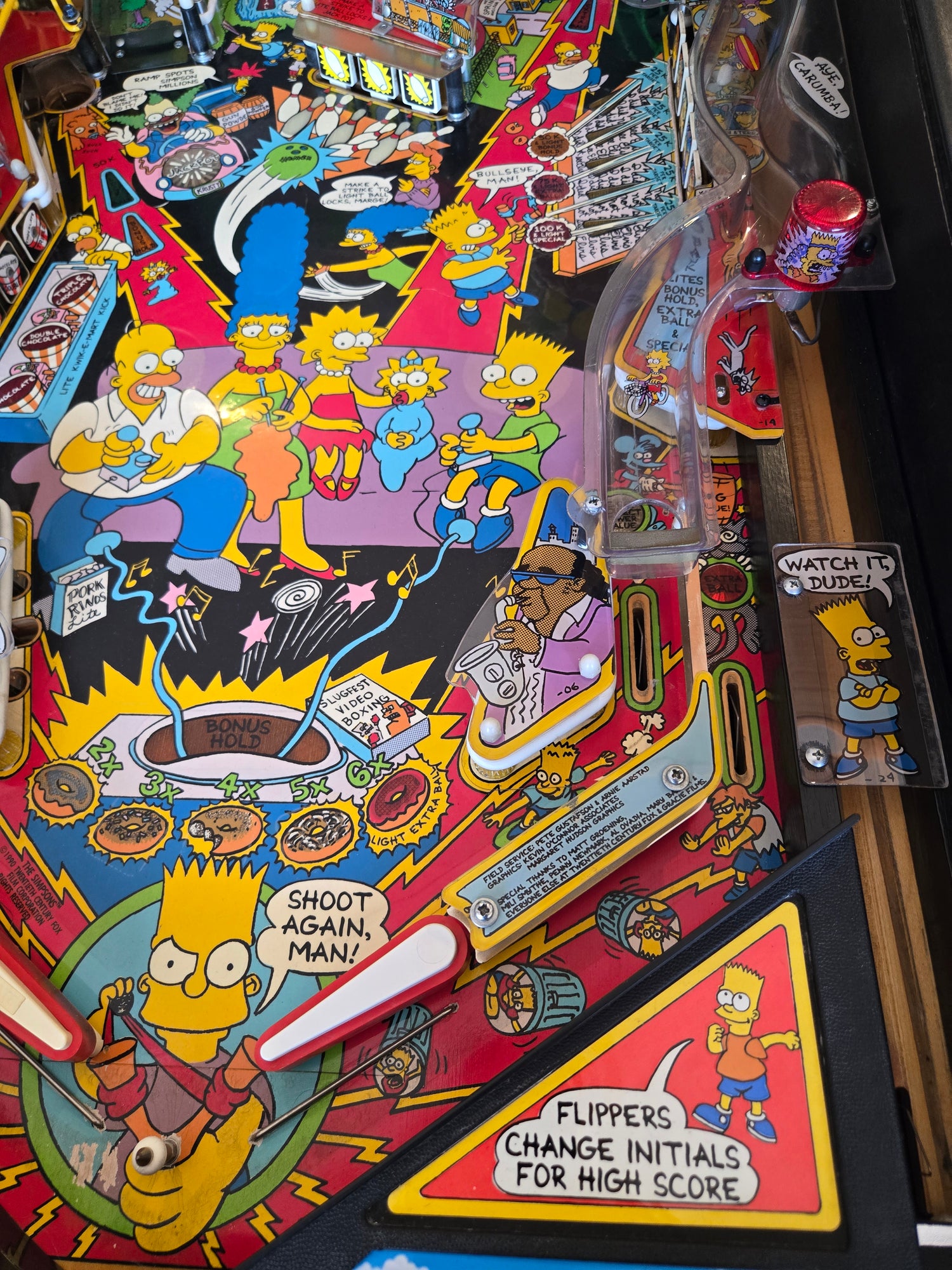 The Simpsons (Refurbished) Data East 1990