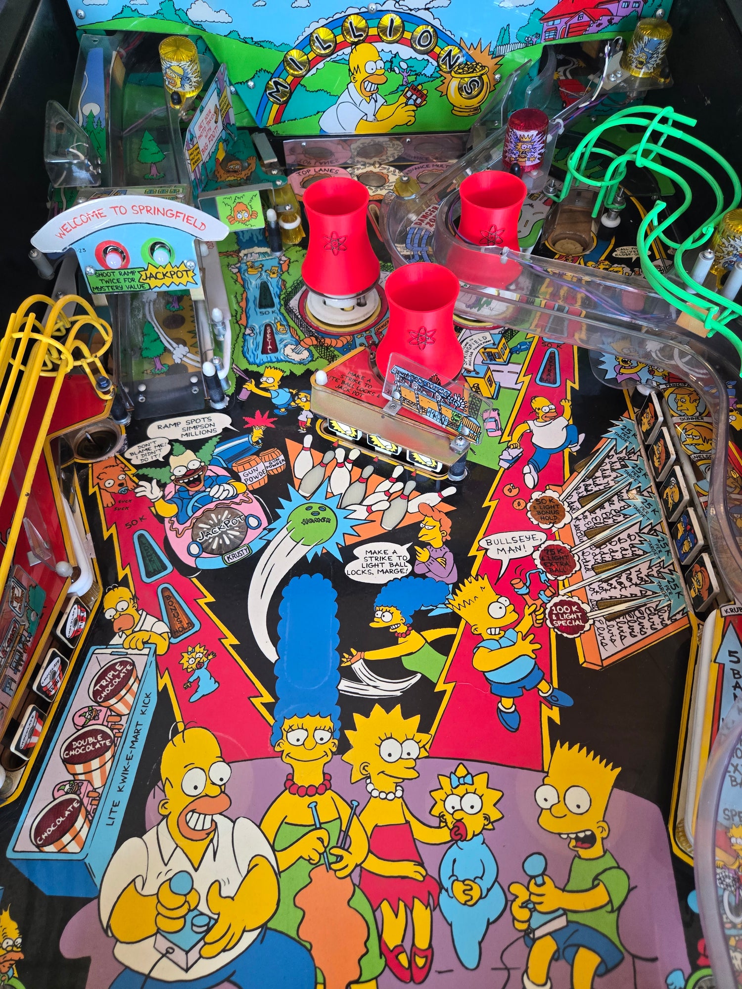 The Simpsons (Refurbished) Data East 1990