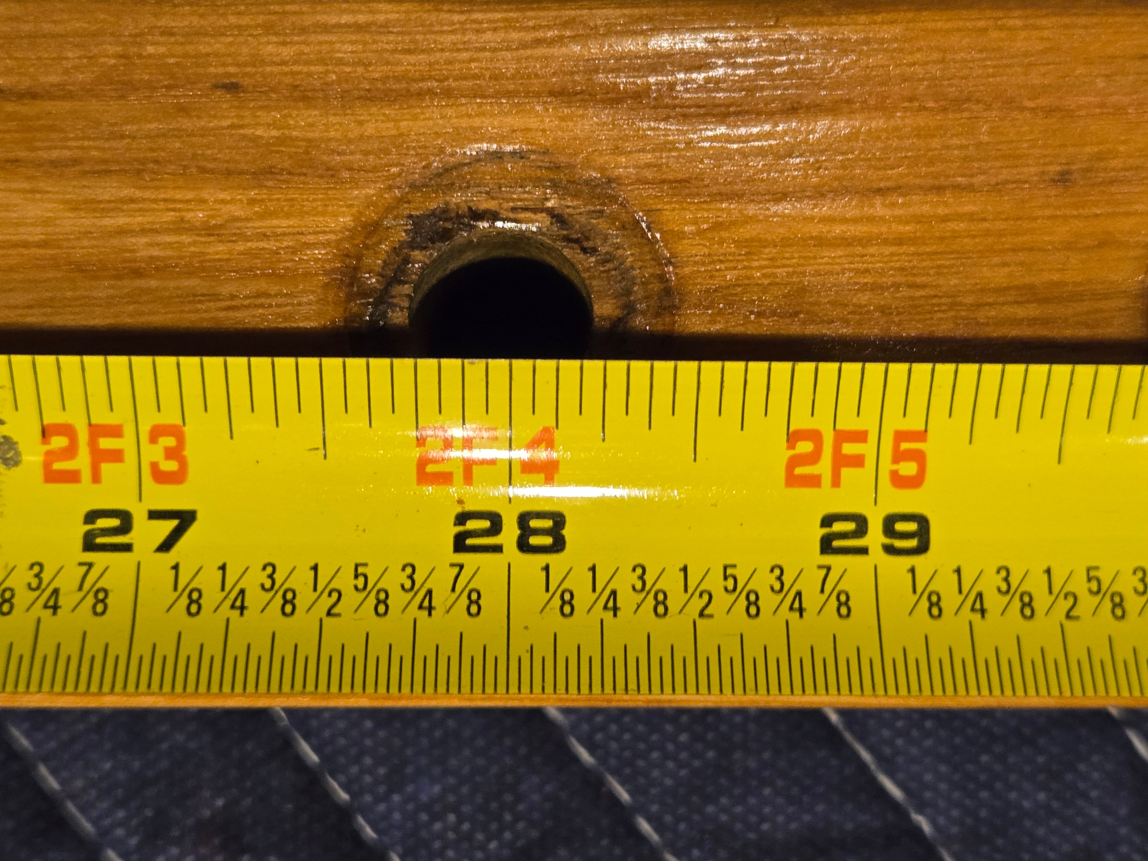Pair of Reconditioned Antique Wood Pinball Legs for a Woodrail Pinball Machine 32.5 inch Length