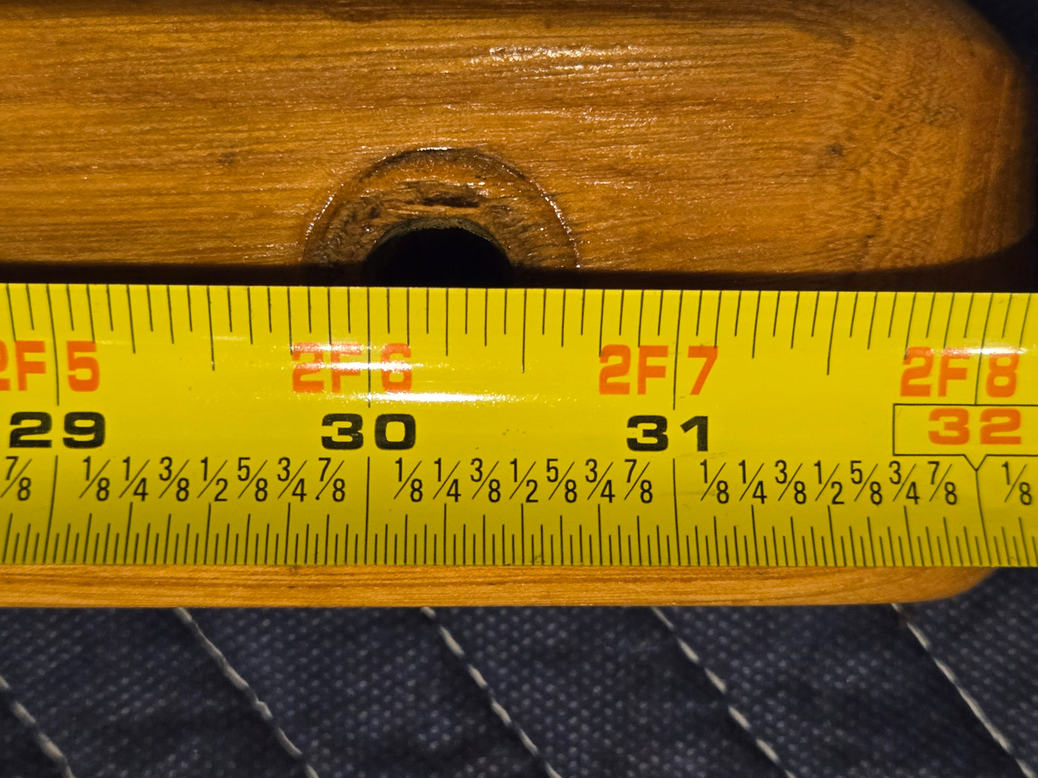 Pair of Reconditioned Antique Wood Pinball Legs for a Woodrail Pinball Machine 32.5 inch Length