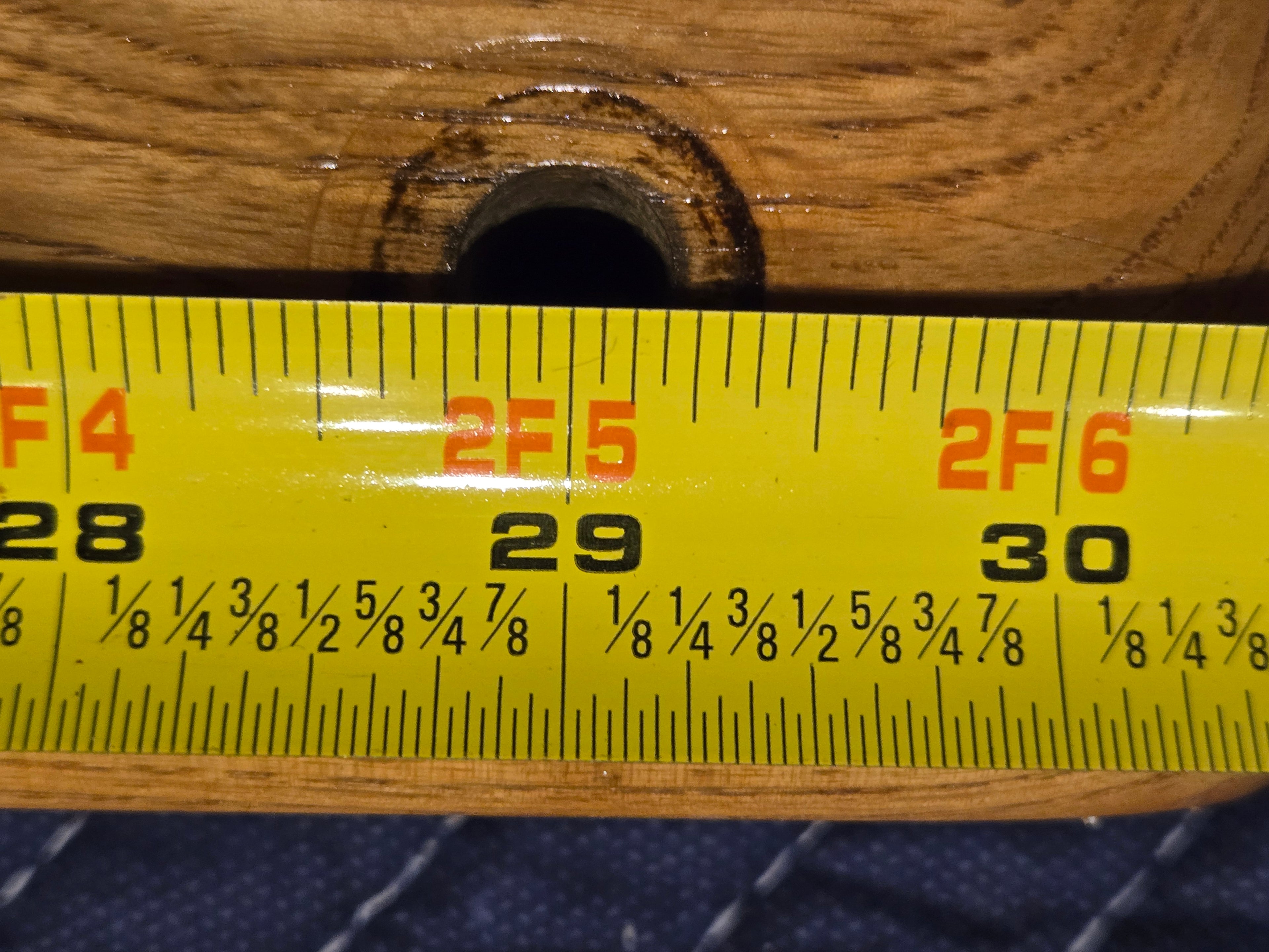 Pair of Reconditioned Antique Wood Pinball Legs for a Woodrail Pinball Machine 31 inch Length