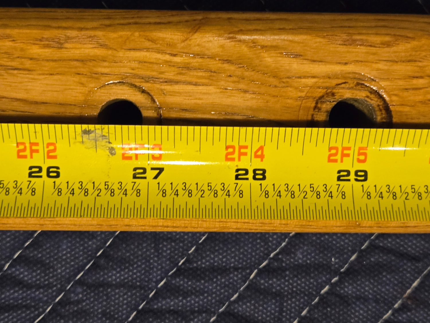 Pair of Reconditioned Antique Wood Pinball Legs for a Woodrail Pinball Machine 31 inch Length