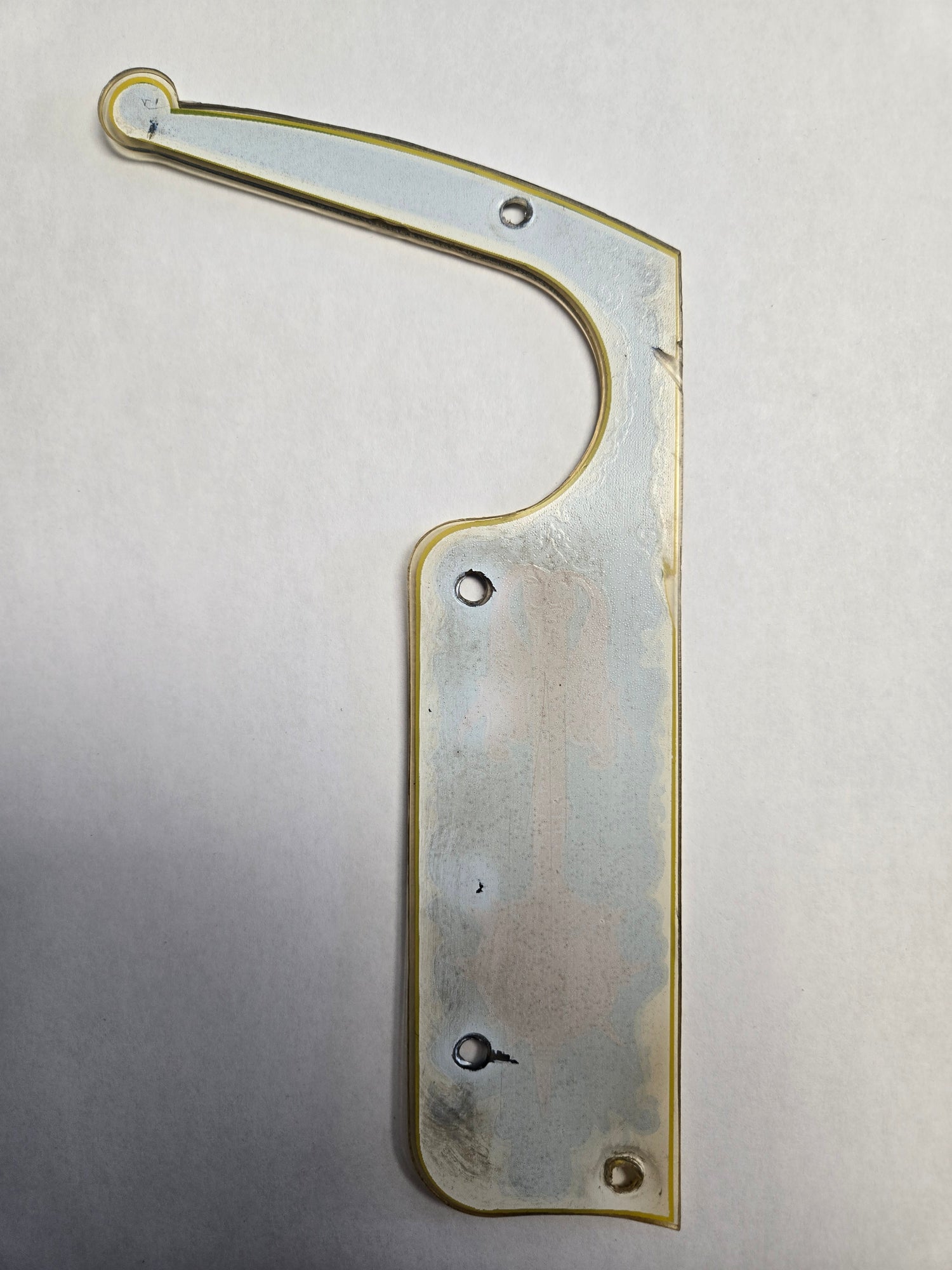 Black Knight Pinball (Williams, 1980) Original Playfield Plastic 30C-500-4