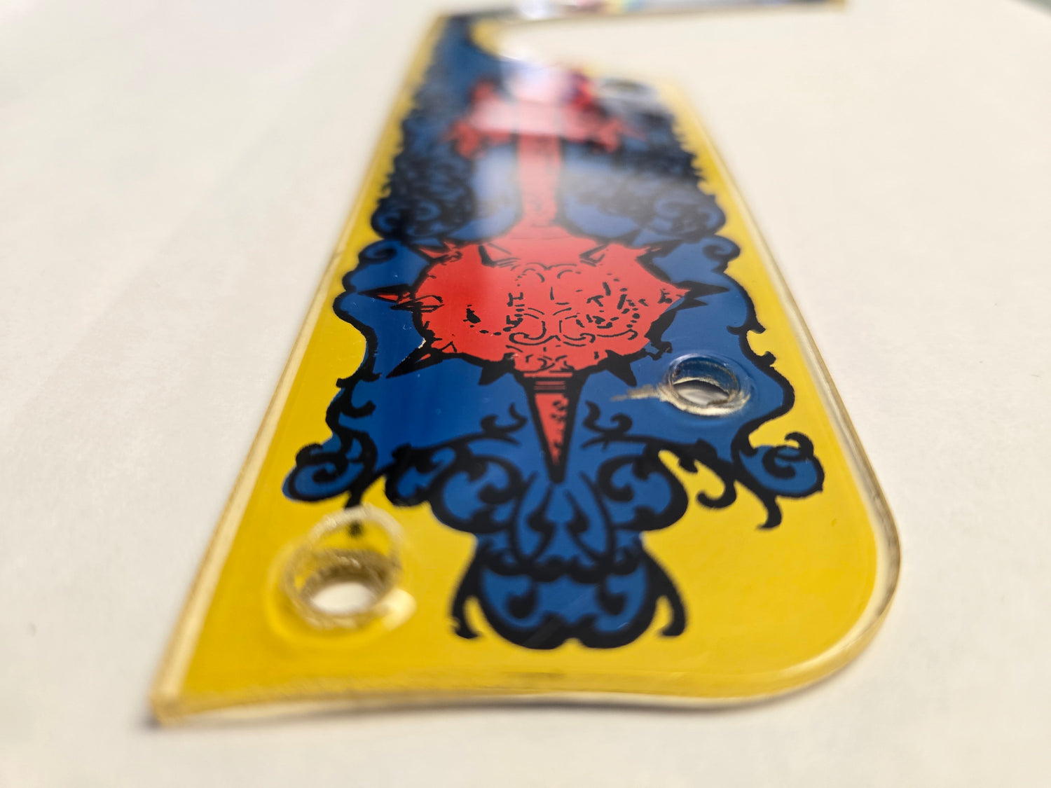 Black Knight Pinball (Williams, 1980) Original Playfield Plastic 30C-500-4