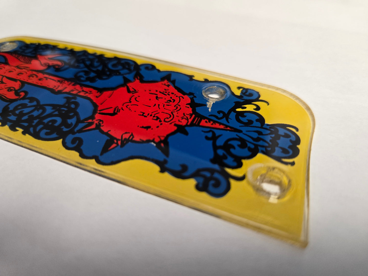 Black Knight Pinball (Williams, 1980) Original Playfield Plastic 30C-500-4