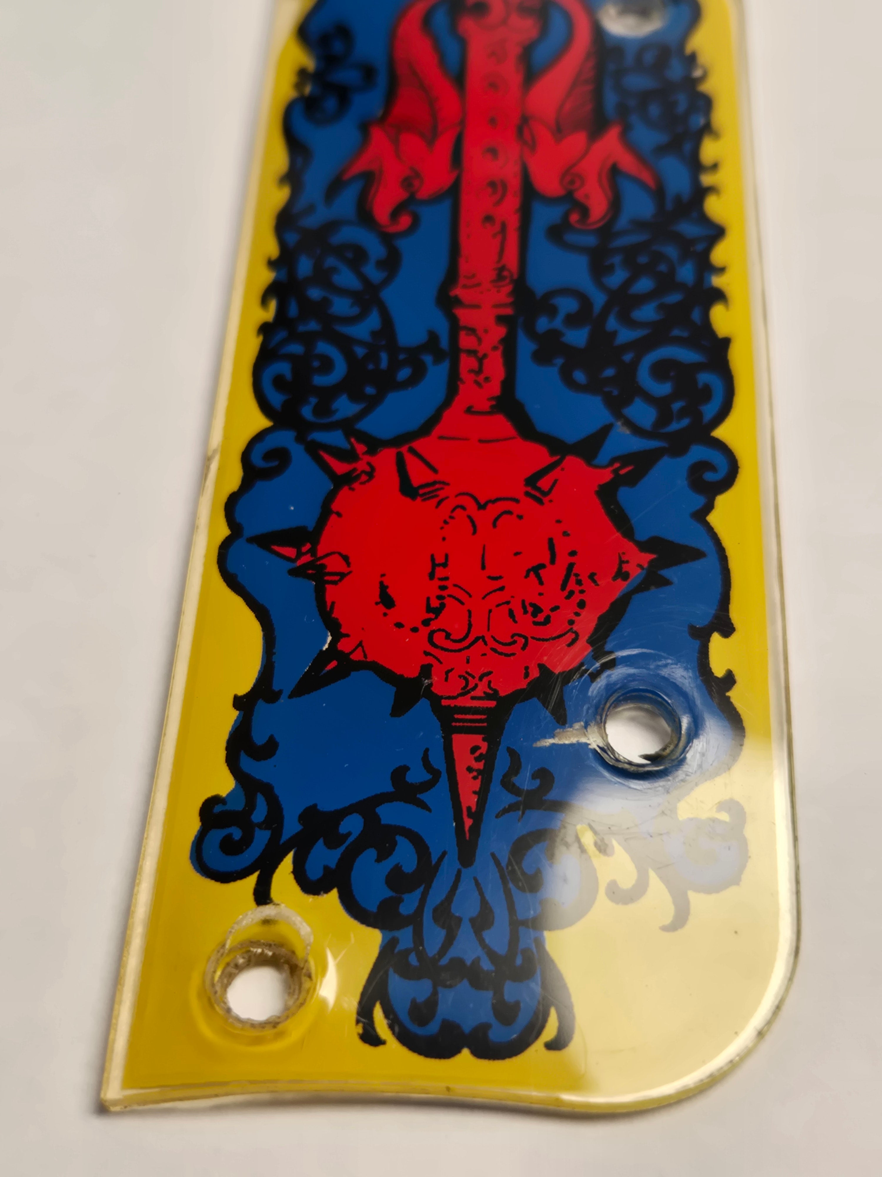 Black Knight Pinball (Williams, 1980) Original Playfield Plastic 30C-500-4