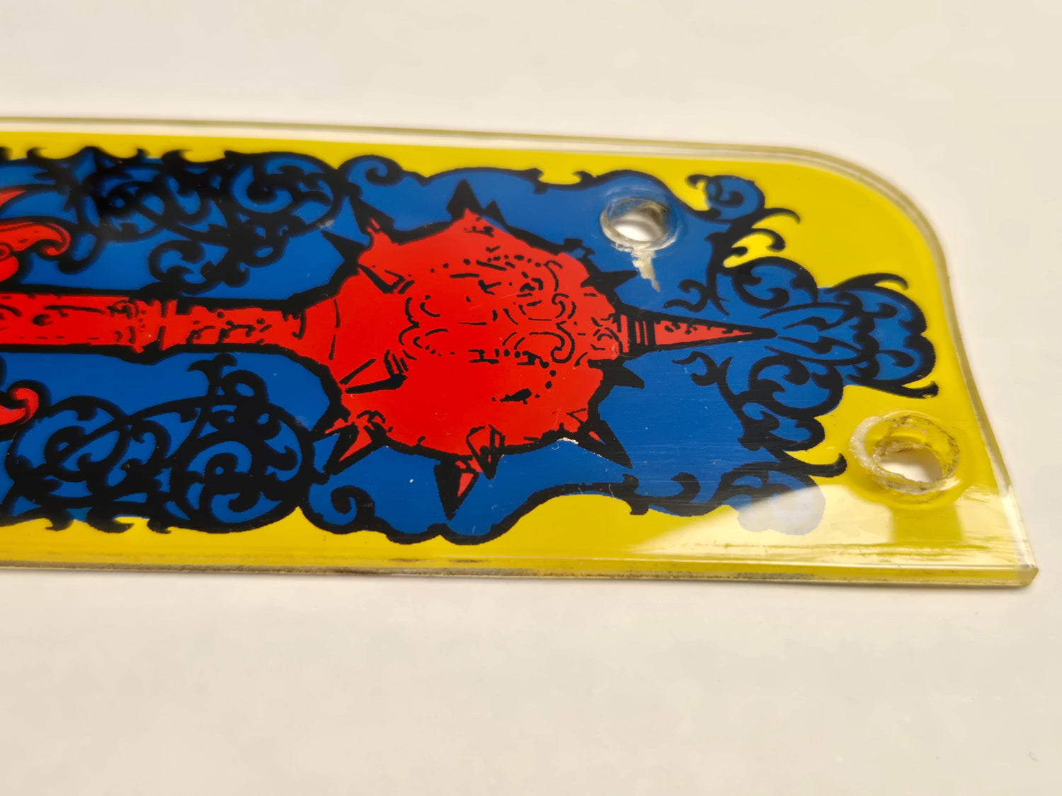 Black Knight Pinball (Williams, 1980) Original Playfield Plastic 30C-500-4