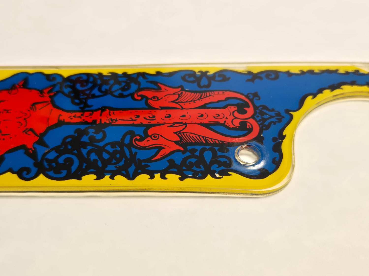 Black Knight Pinball (Williams, 1980) Original Playfield Plastic 30C-500-4