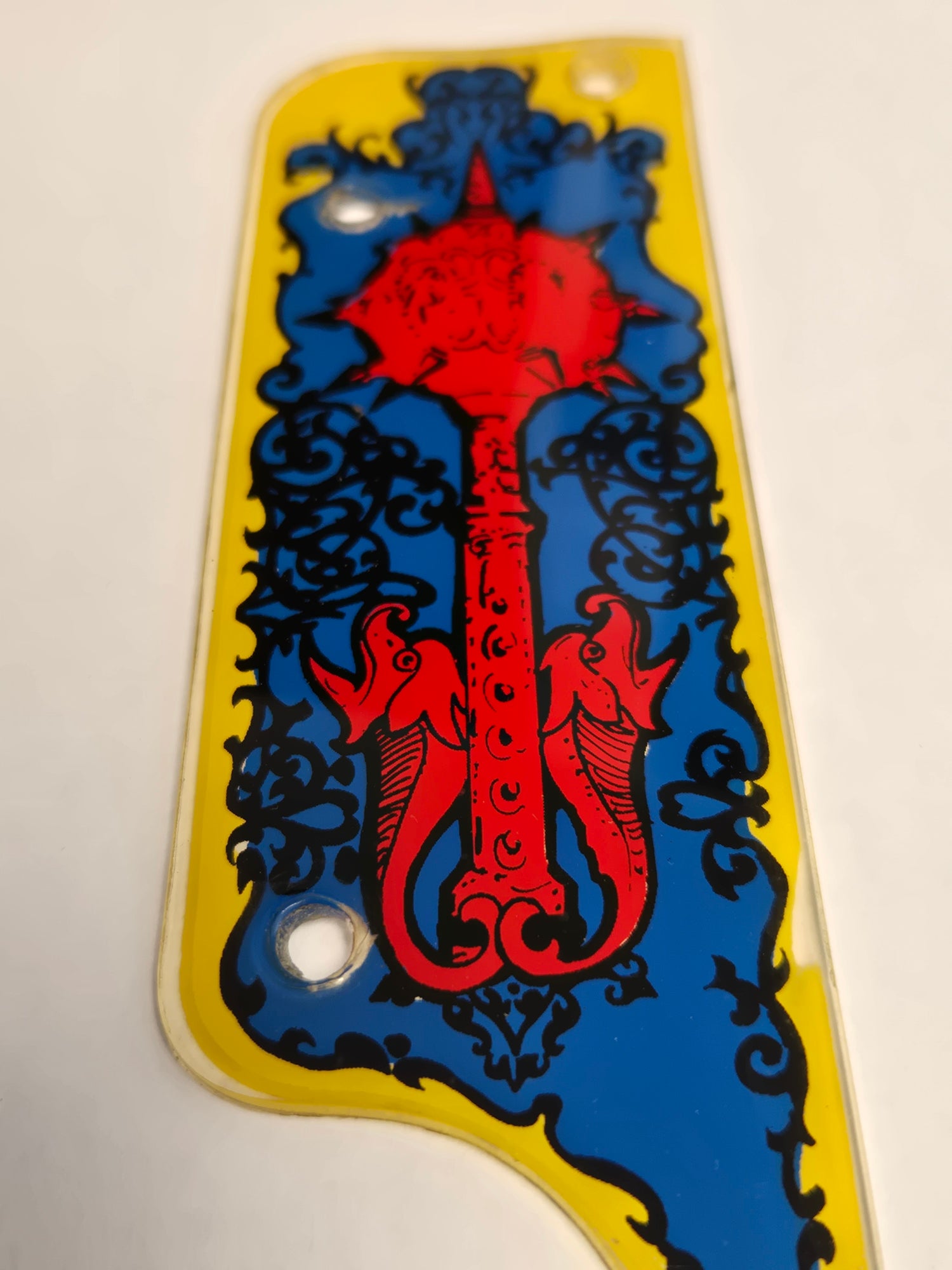 Black Knight Pinball (Williams, 1980) Original Playfield Plastic 30C-500-4