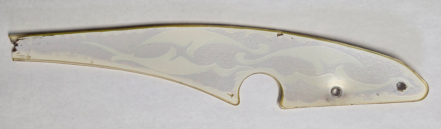 Black Knight Pinball (Williams, 1980) Original Playfield Plastic 30C-500-8 (Slightly Damaged)