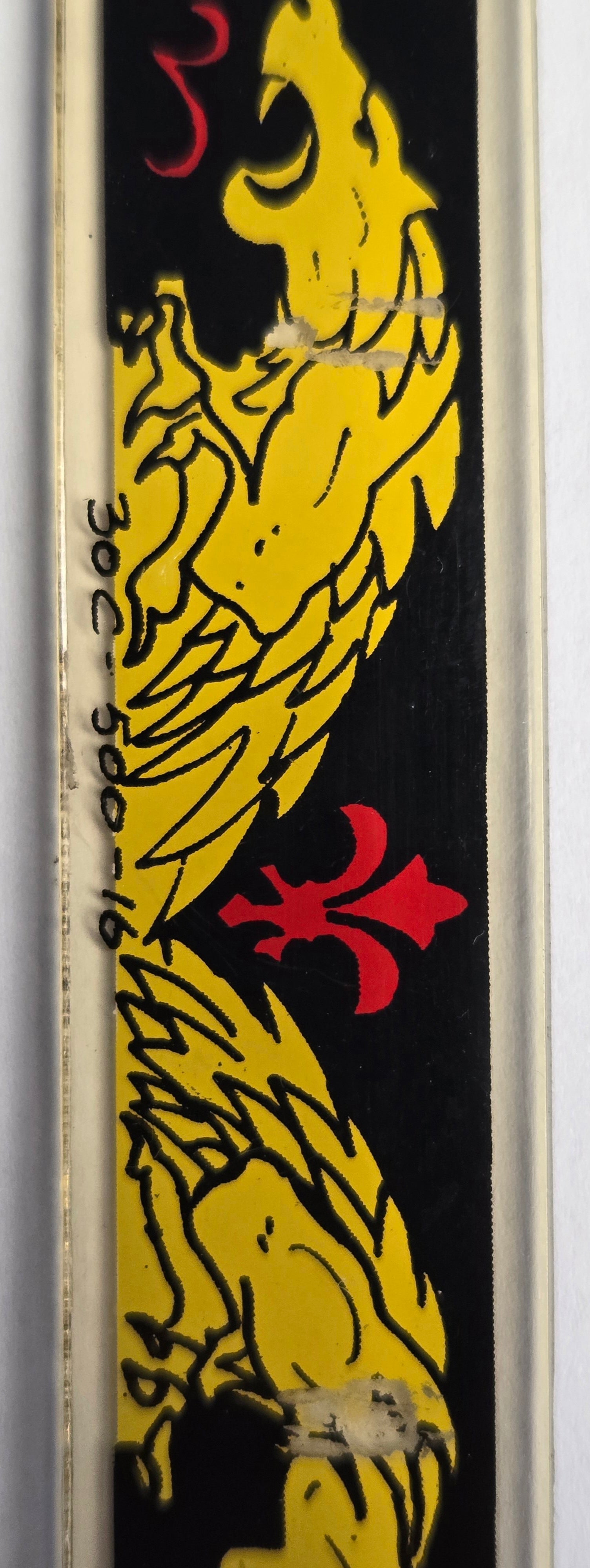 Black Knight Pinball (Williams, 1980) Original Playfield Plastic 30C-500-16