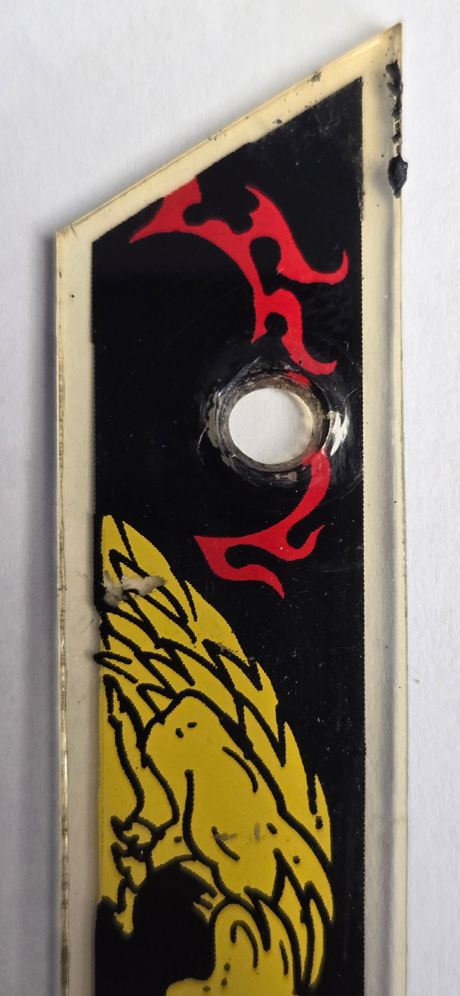 Black Knight Pinball (Williams, 1980) Original Playfield Plastic 30C-500-16