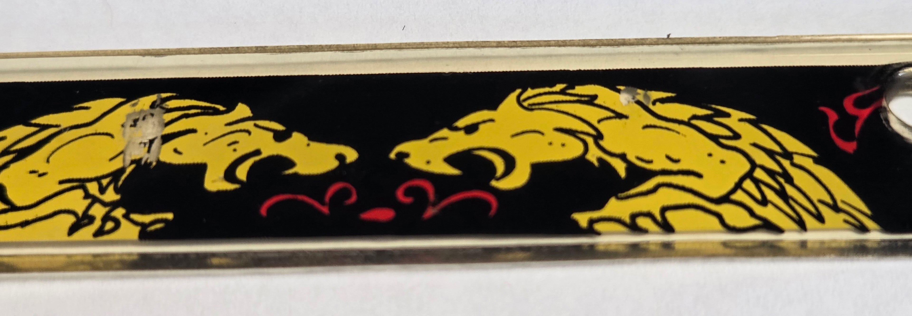 Black Knight Pinball (Williams, 1980) Original Playfield Plastic 30C-500-16