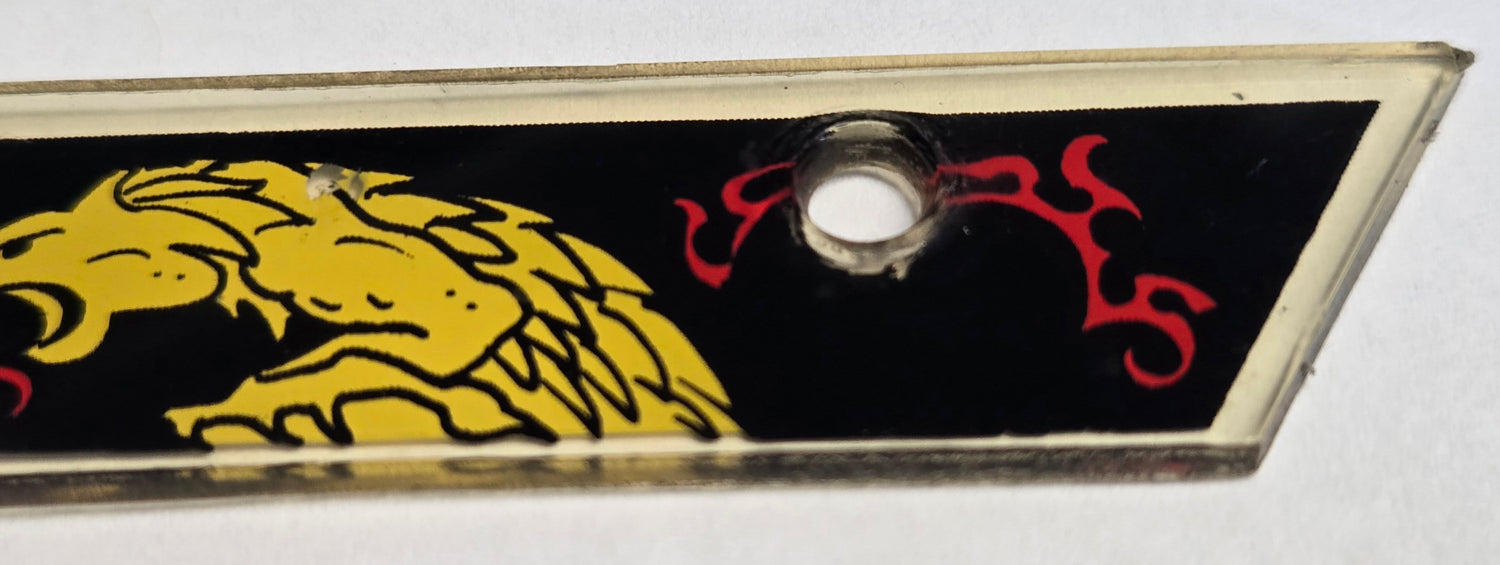 Black Knight Pinball (Williams, 1980) Original Playfield Plastic 30C-500-16