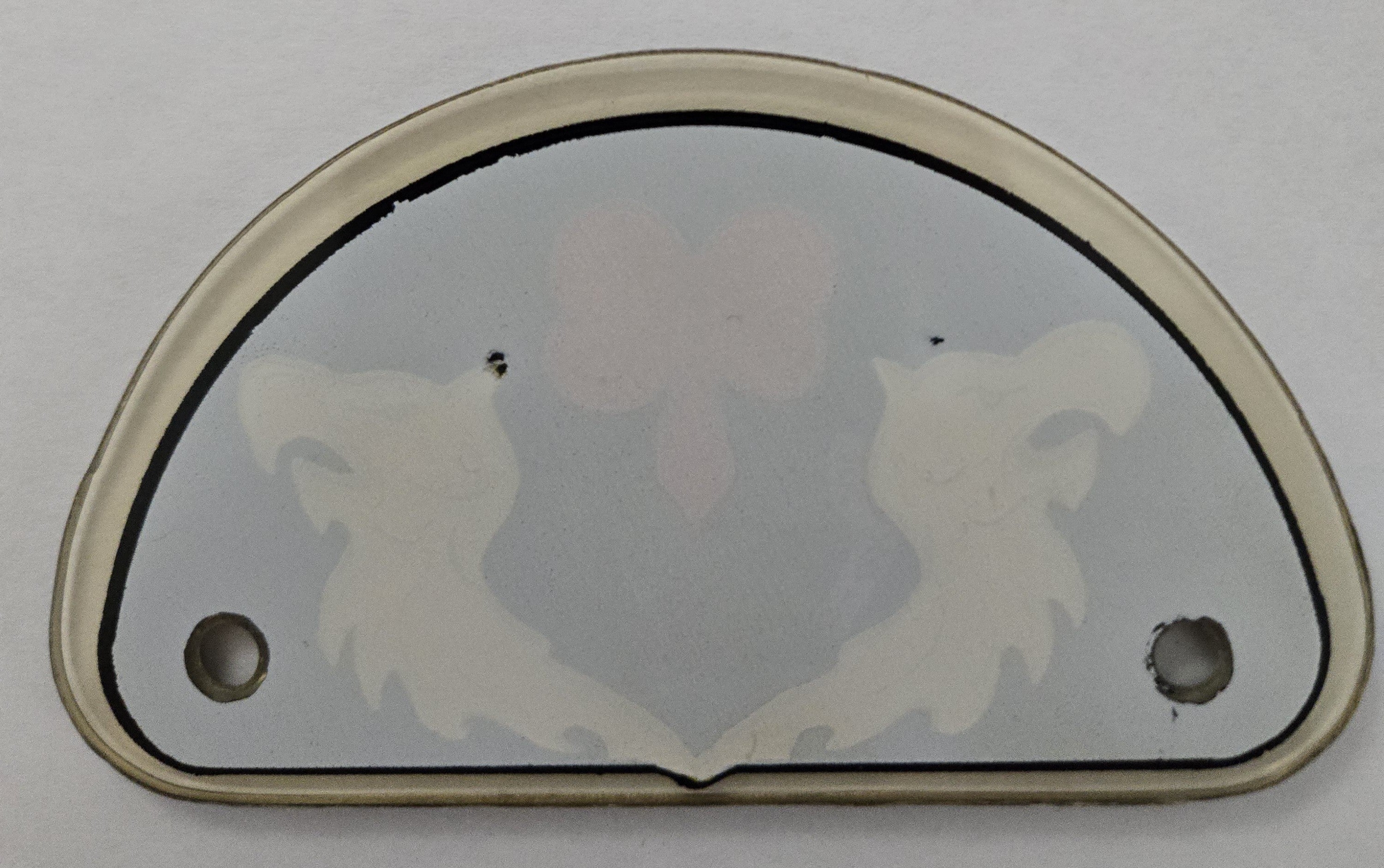 Black Knight Pinball (Williams, 1980) Original Playfield Plastic 30C-500-9