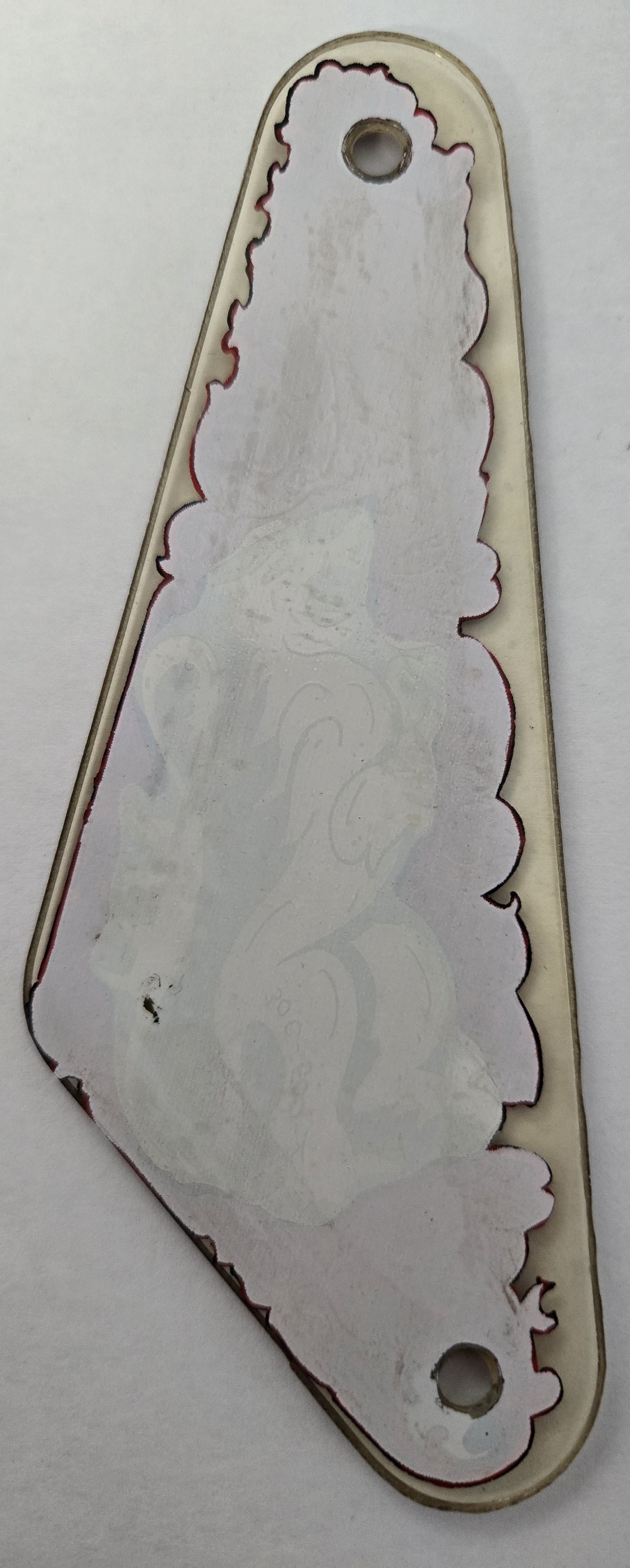 Black Knight Pinball (Williams, 1980) Original Playfield Plastic 30C-500-2